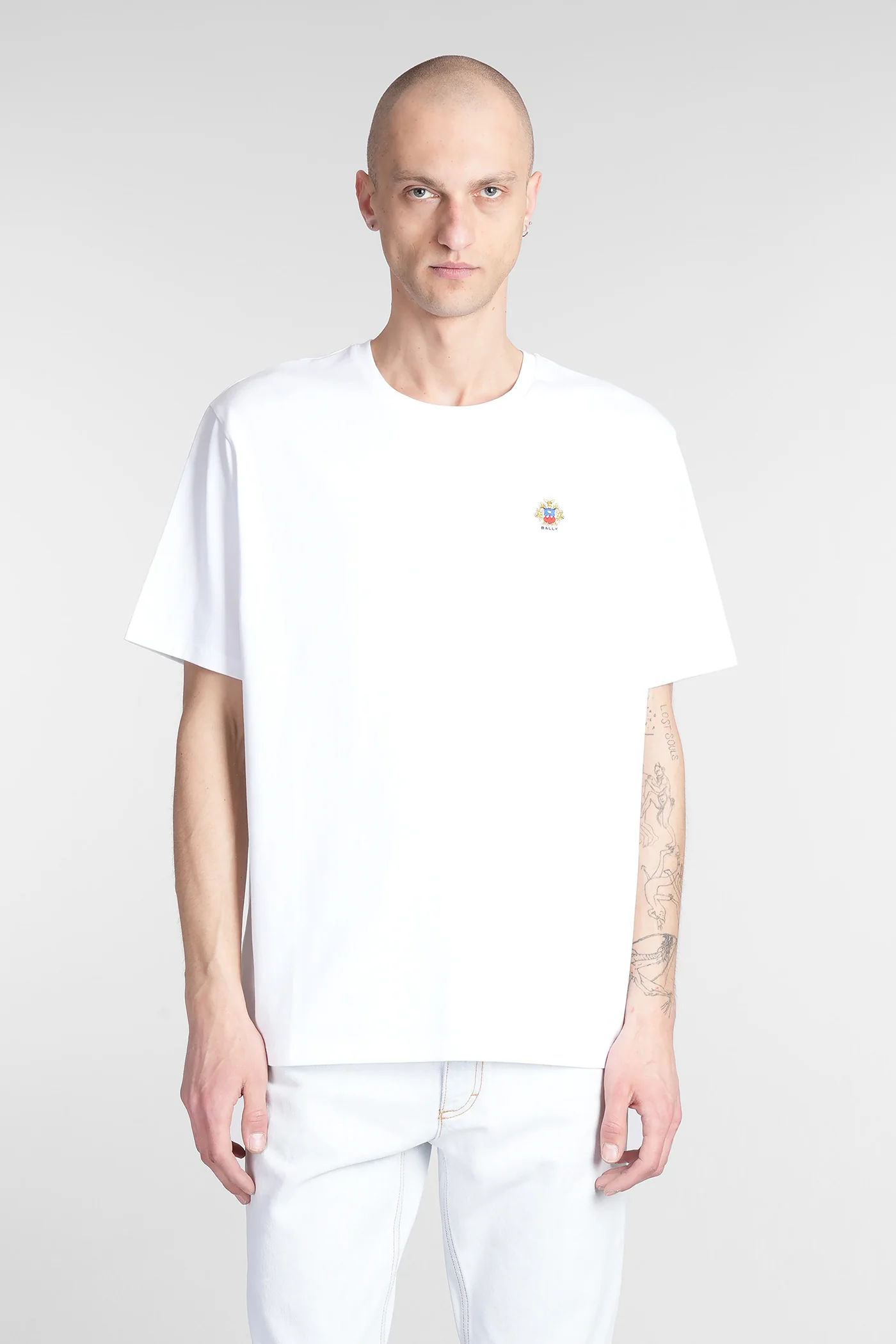 T-Shirt in white cotton