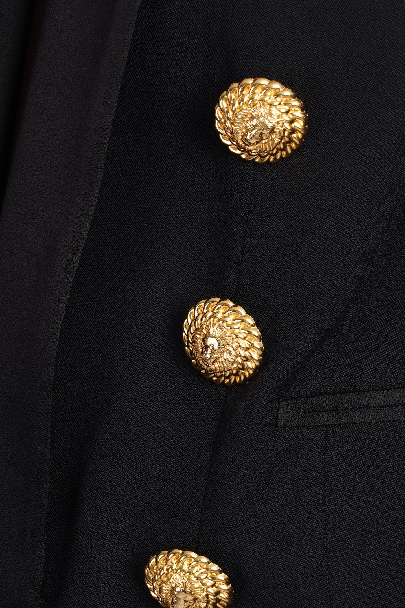 Blazer in black wool - Image 5