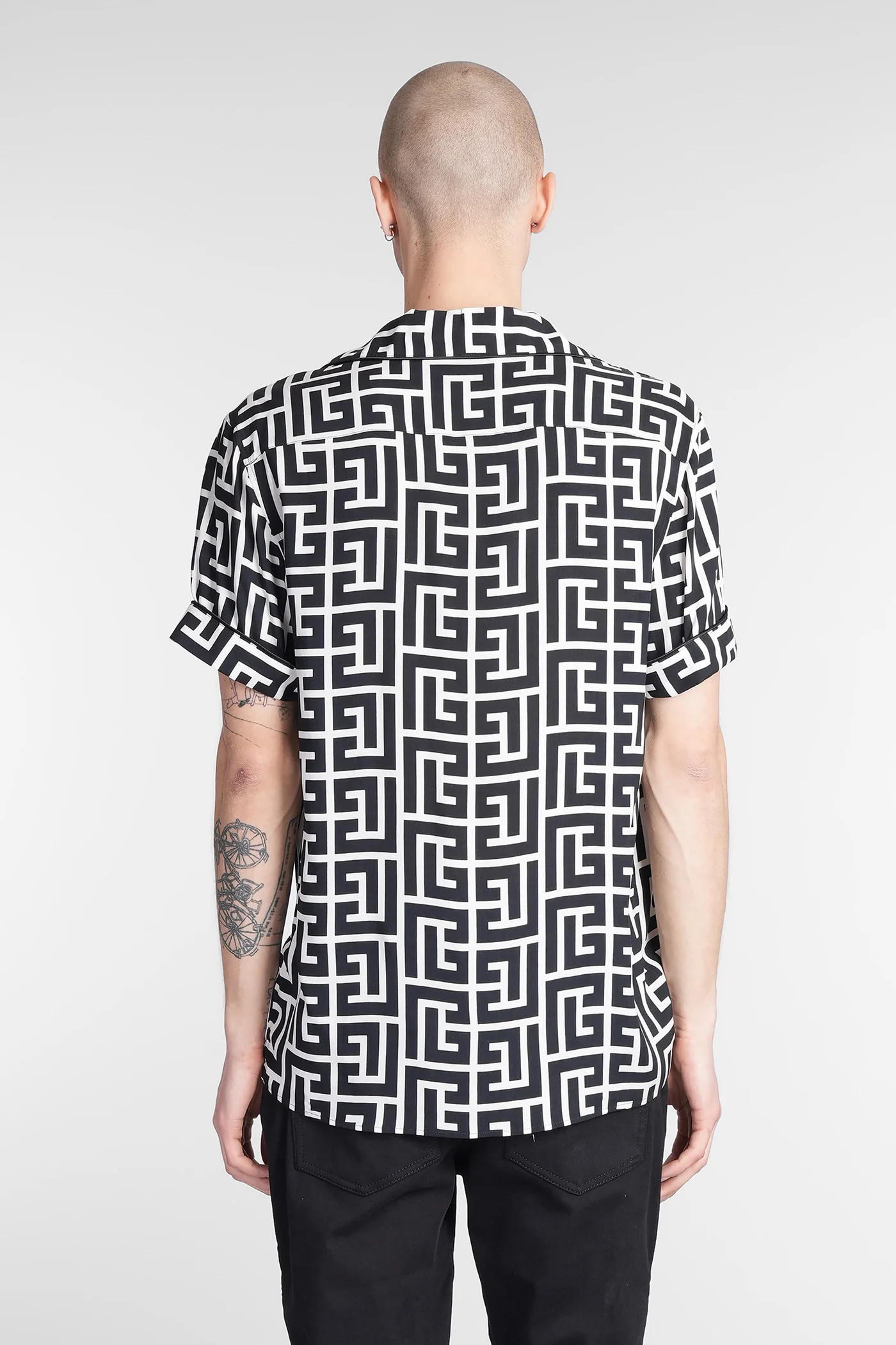 Shirt in beige viscose - Image 3