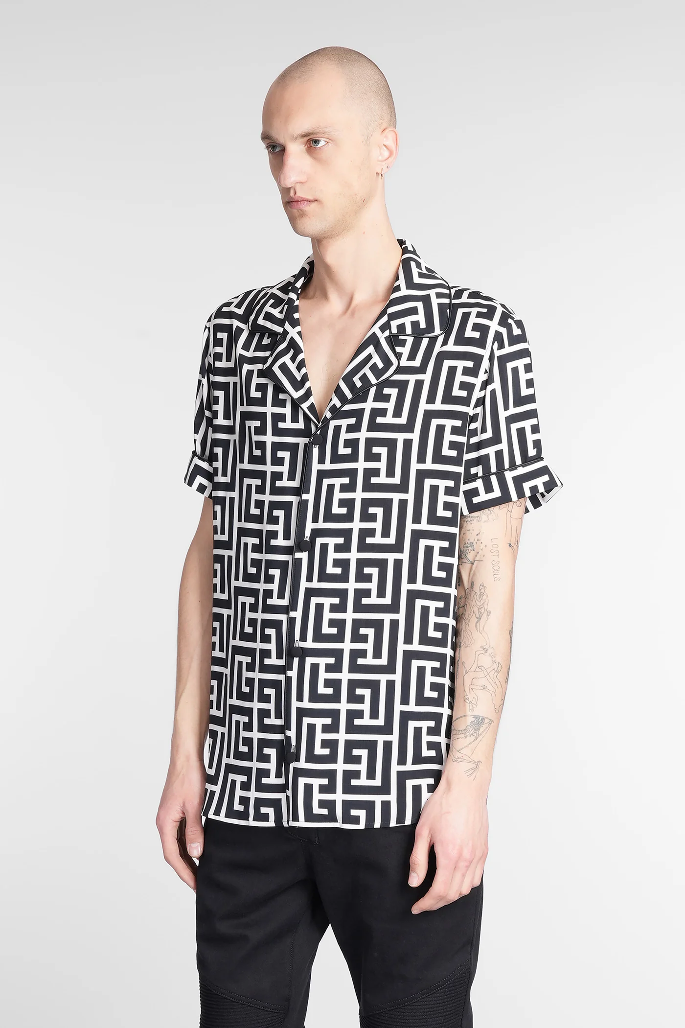 Shirt in beige viscose - Image 4