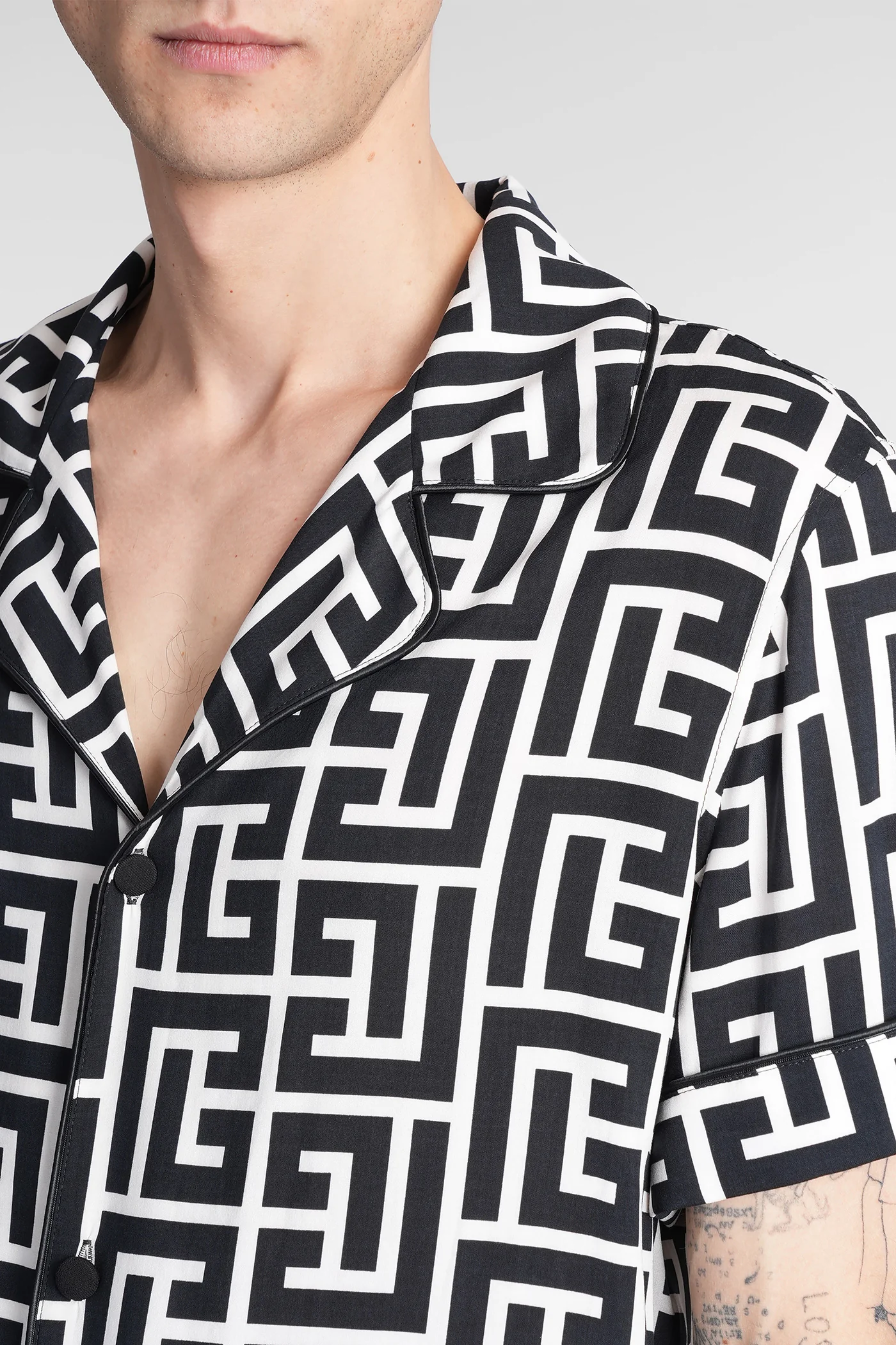 Shirt in beige viscose - Image 5