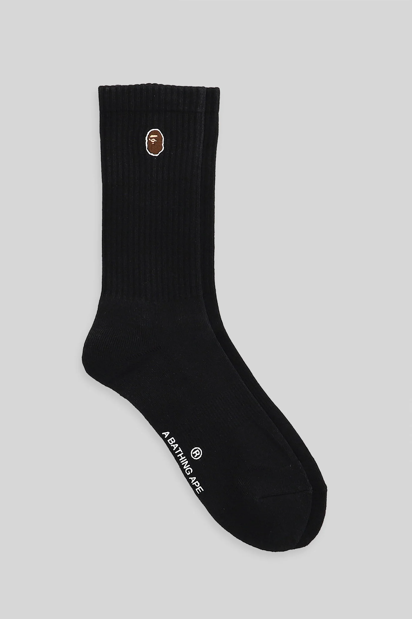Socks in black cotton