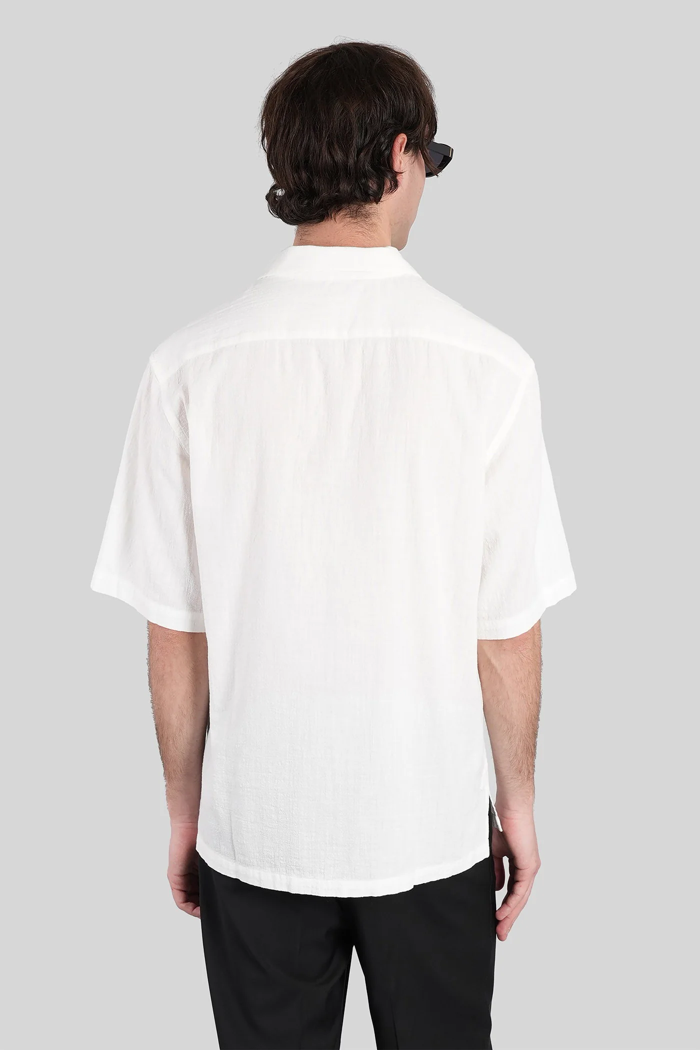 Mola Shirt in white cotton - Image 3