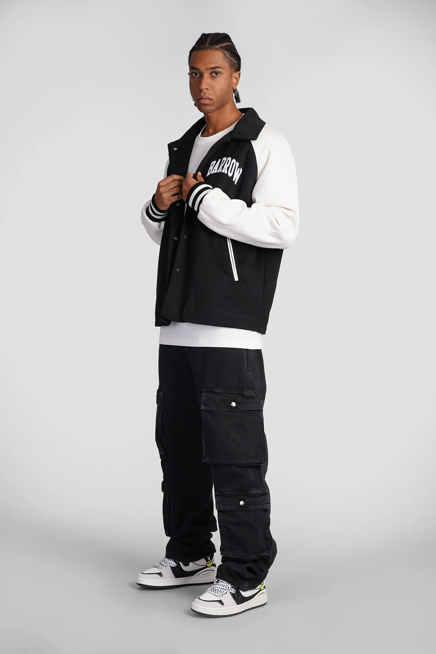 Bomber Jacket in black polyester - Image 2