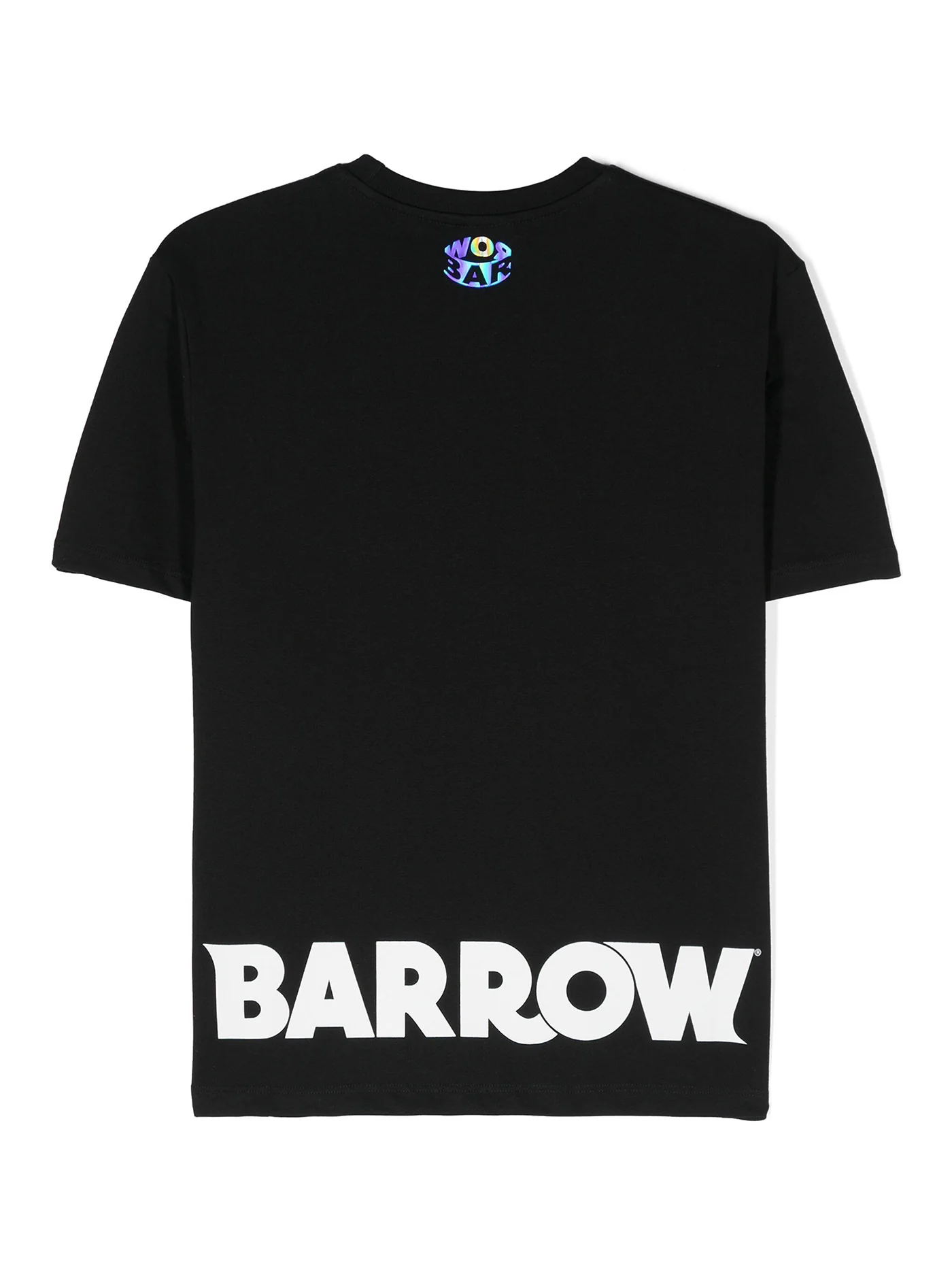 T-Shirt in black cotton - Image 2