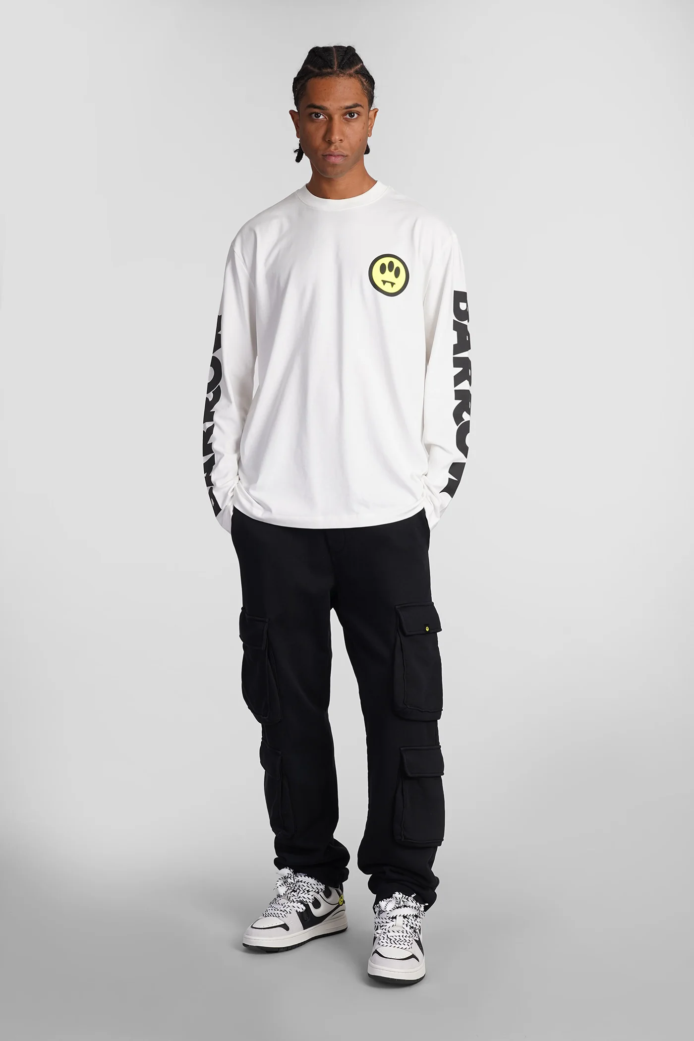 Pants in black cotton - Image 2