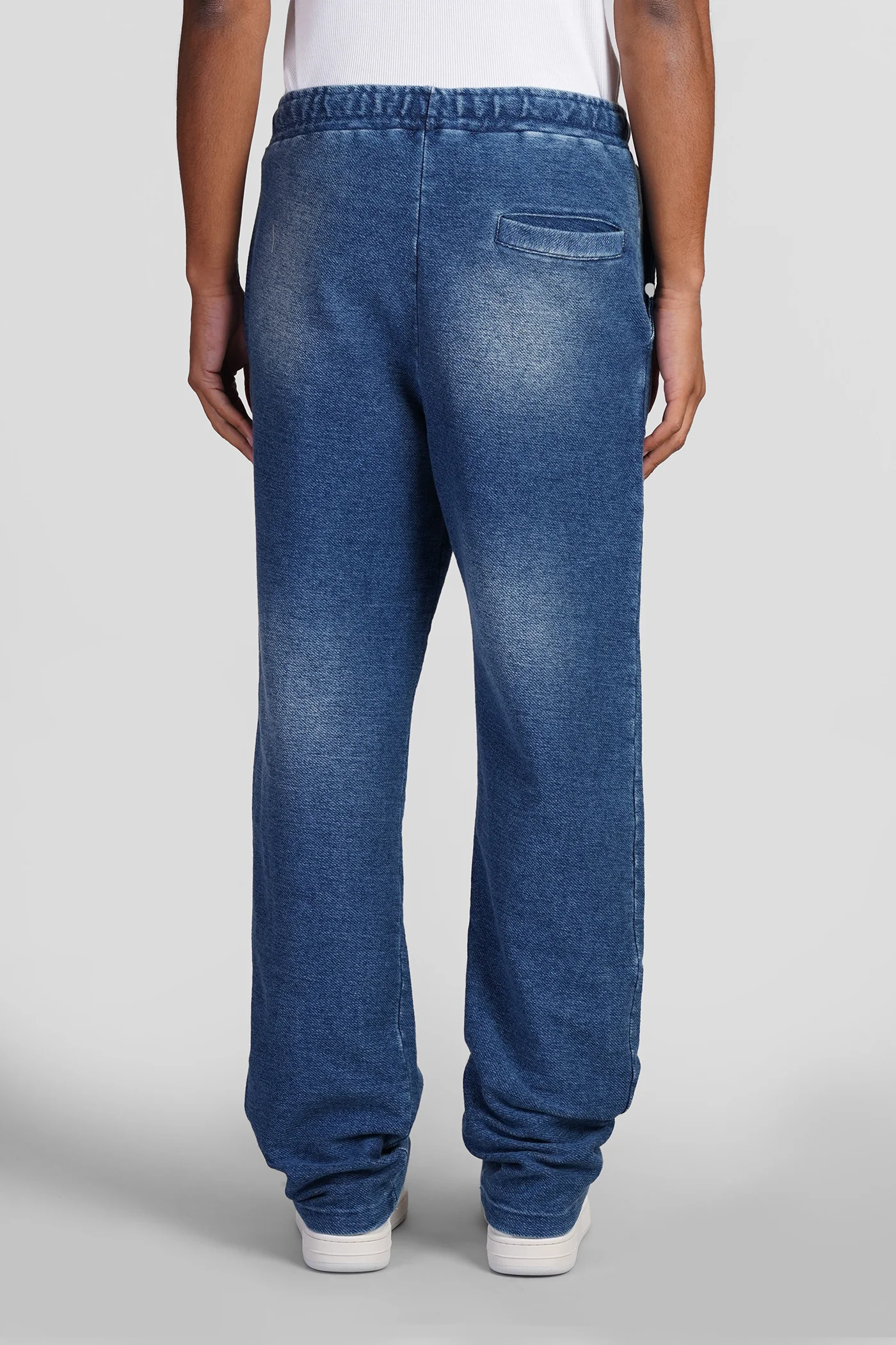 Pants in blue cotton - Image 3
