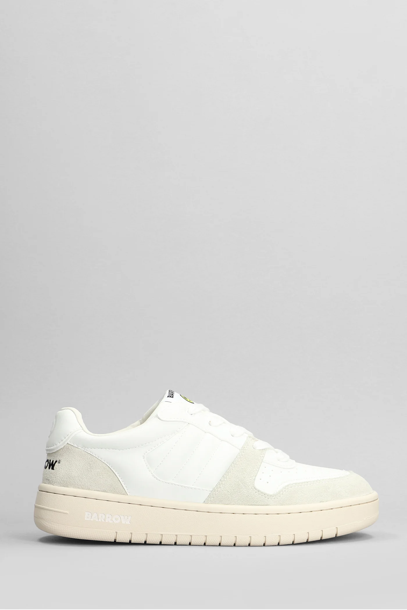 Sneakers in white suede and leather - Image 11