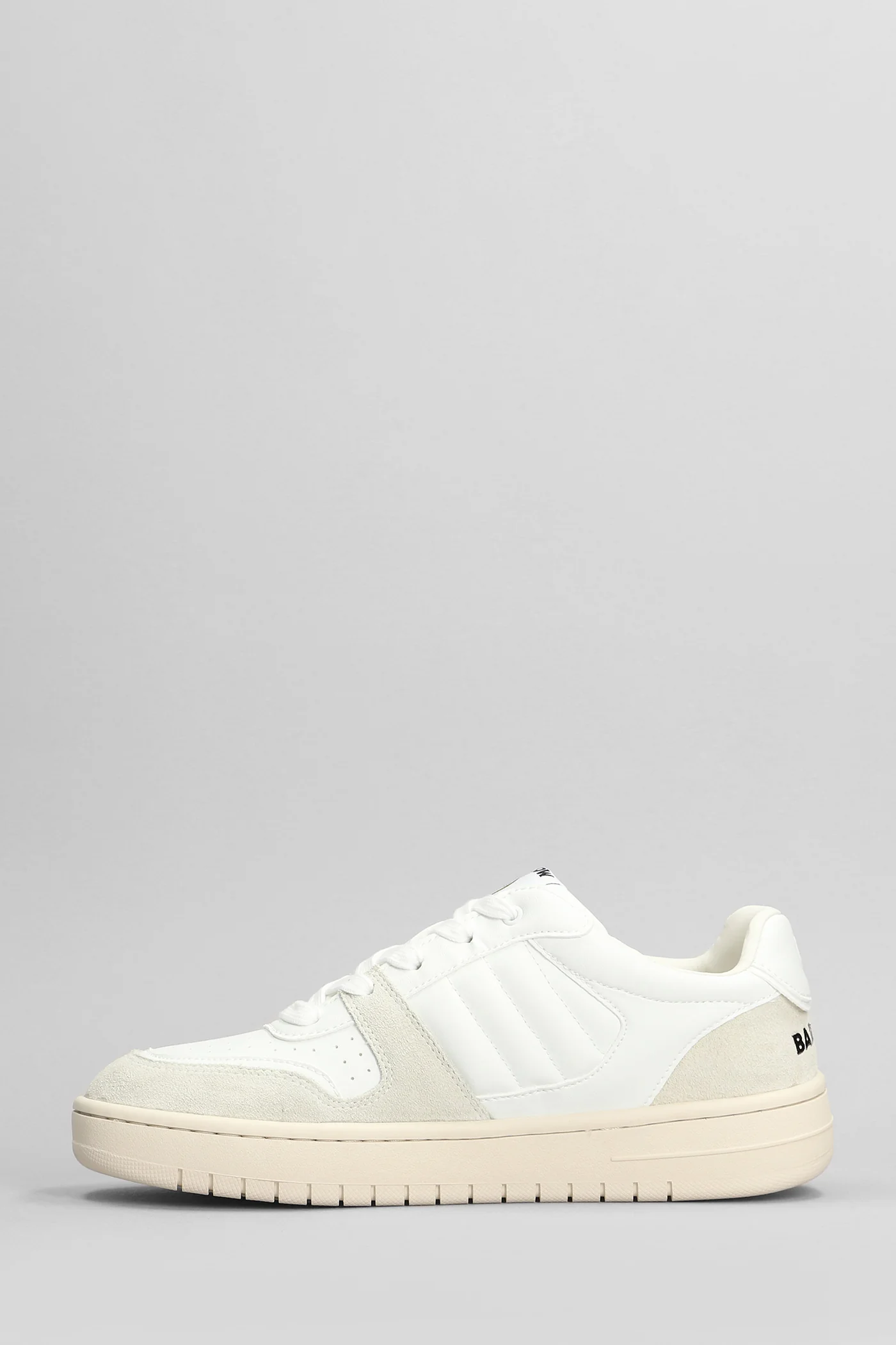 Sneakers in white suede and leather - Image 38
