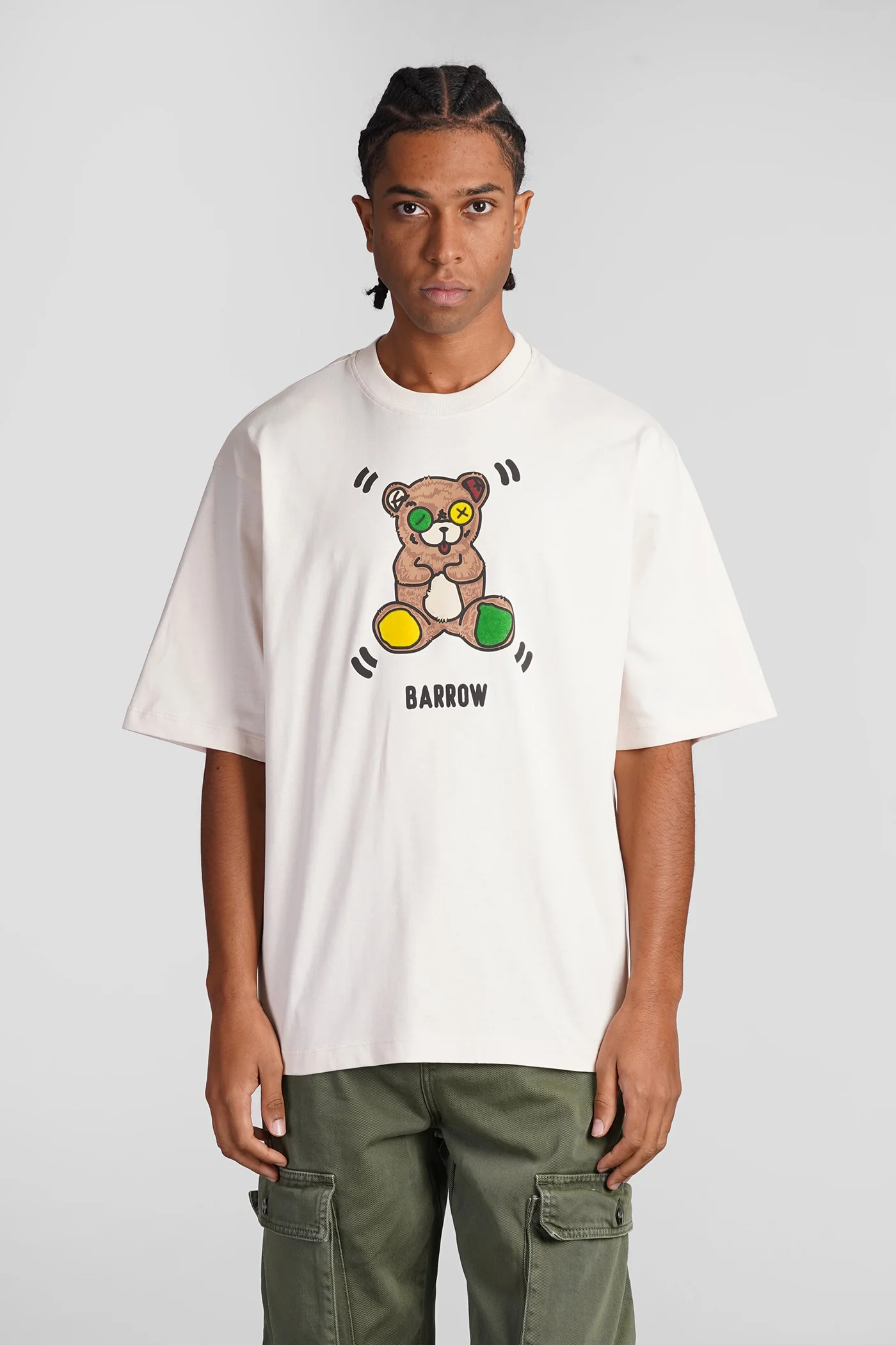 T-Shirt in beige cotton