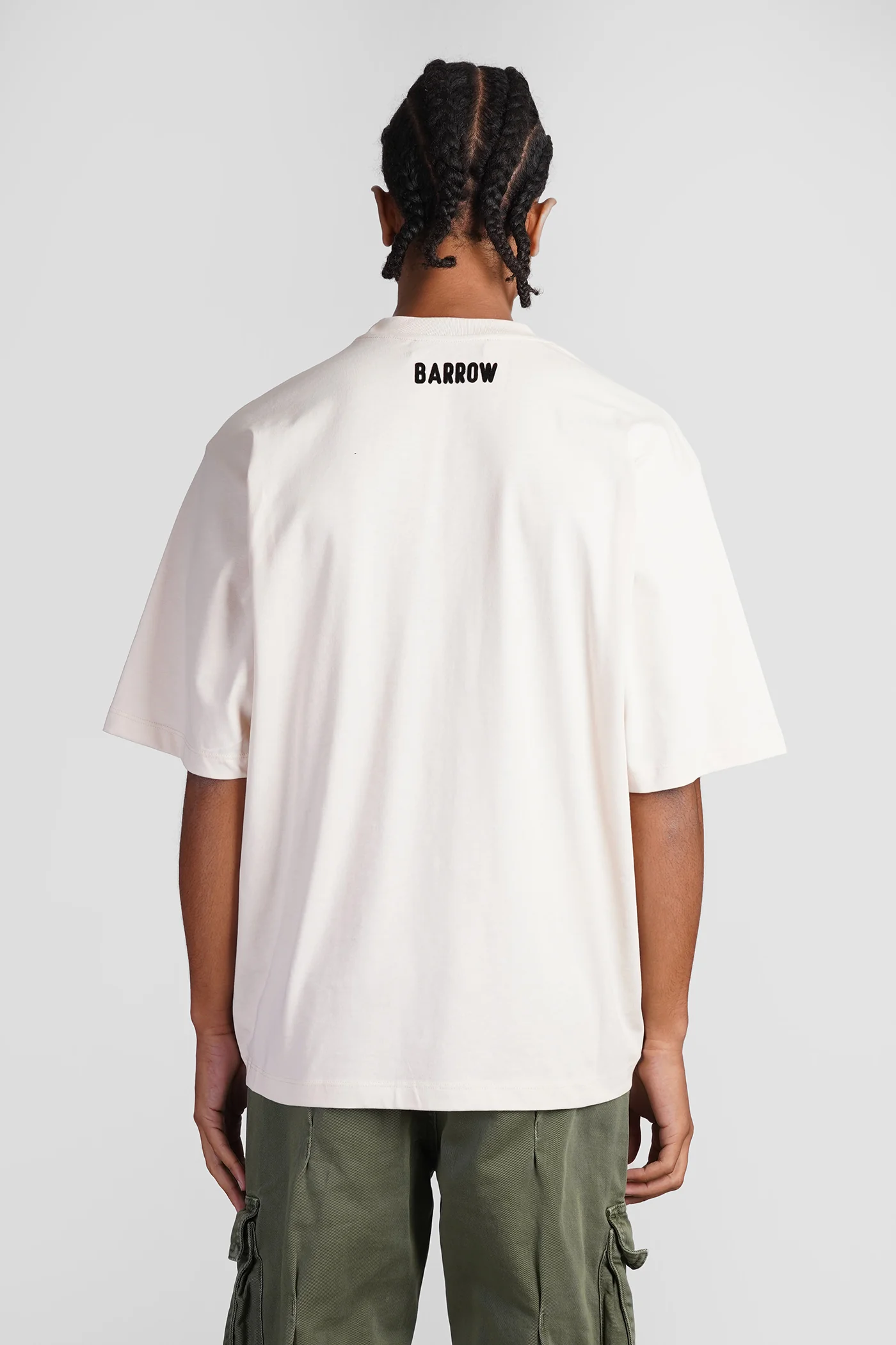 T-Shirt in beige cotton - Image 3