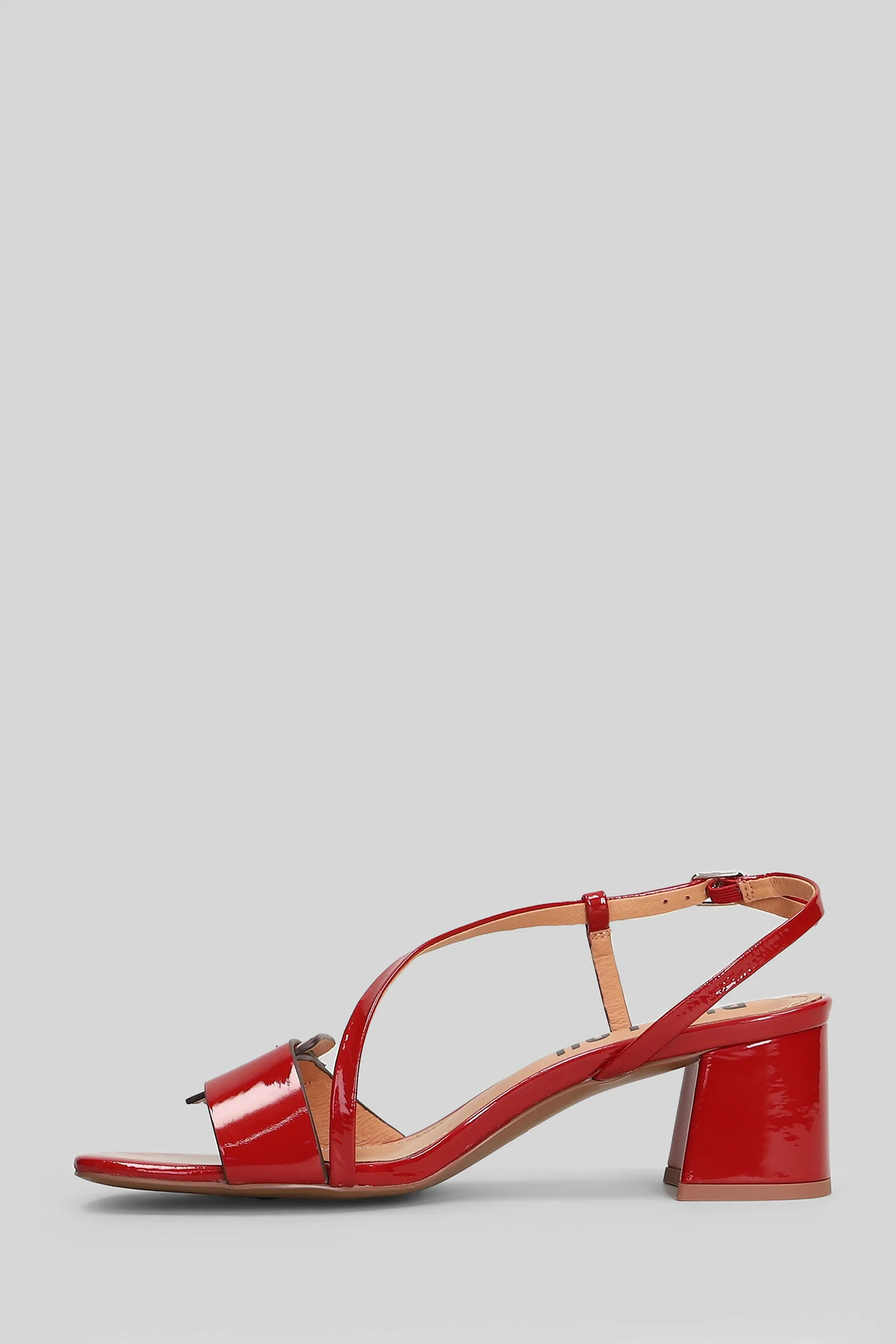 Altair 55 Sandals in red patent leather - Image 3