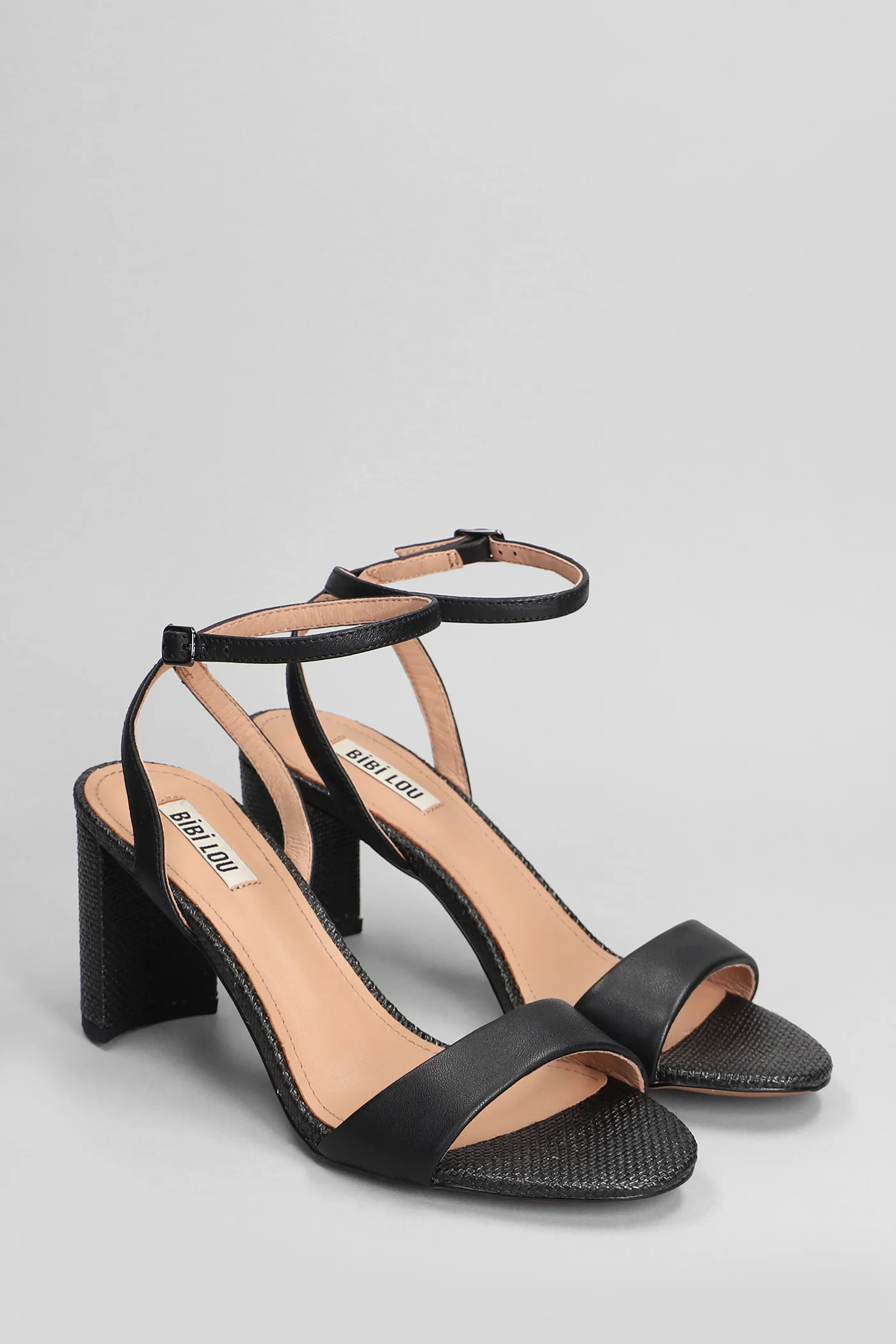 Aster Sandals in black leather - Image 2
