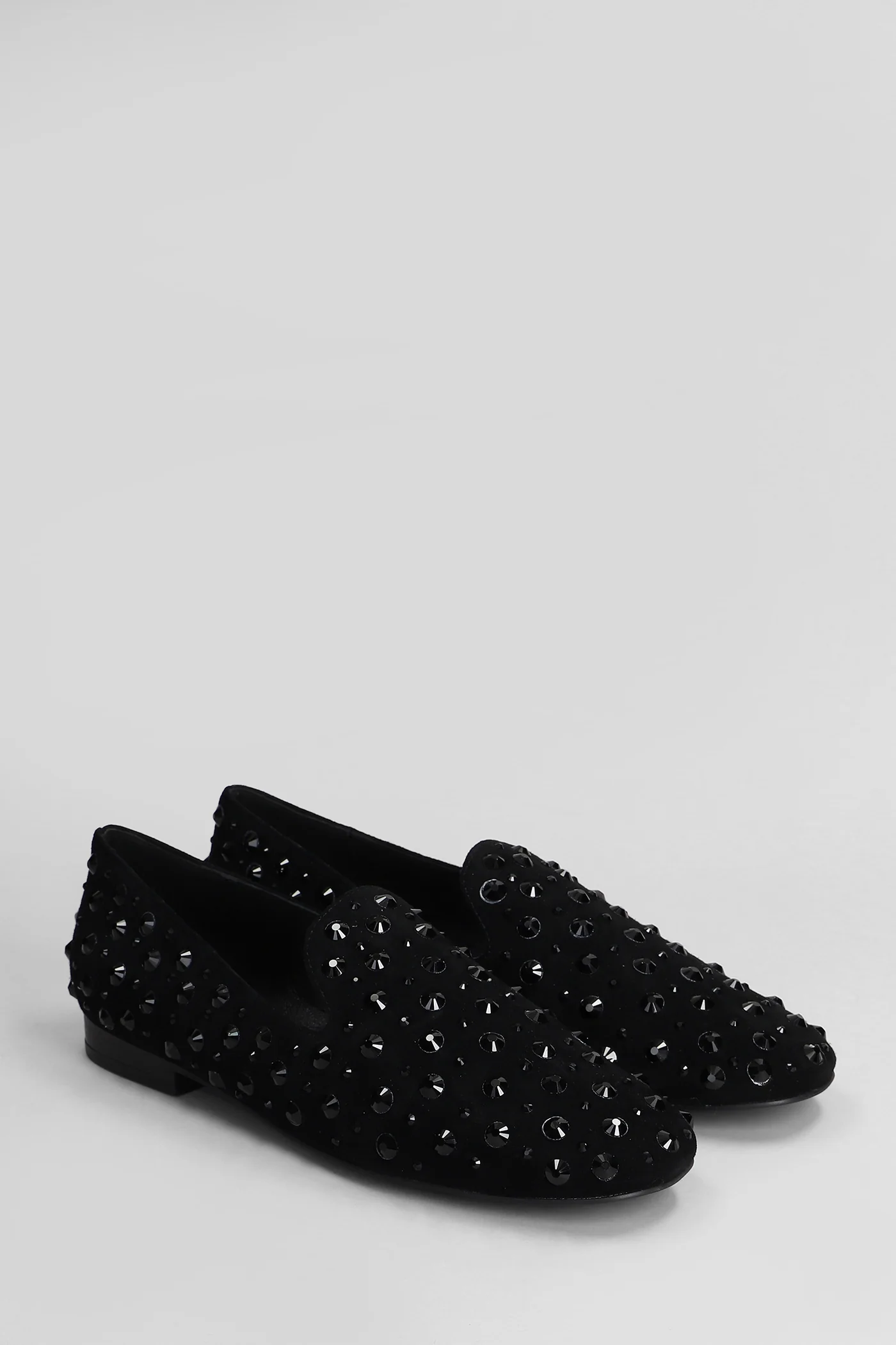 Davis Slipper Loafers in black suede - Image 2