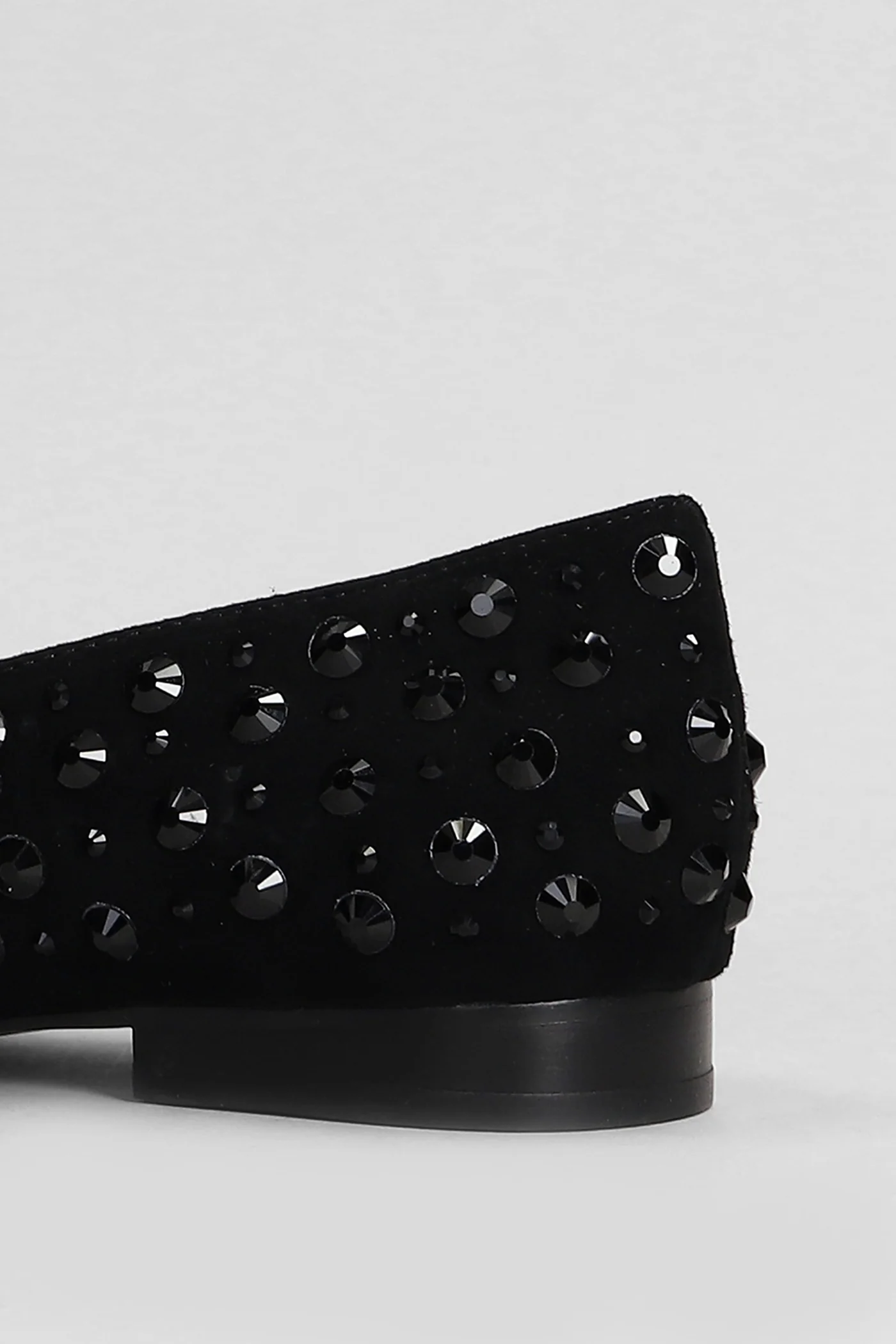 Davis Slipper Loafers in black suede - Image 5