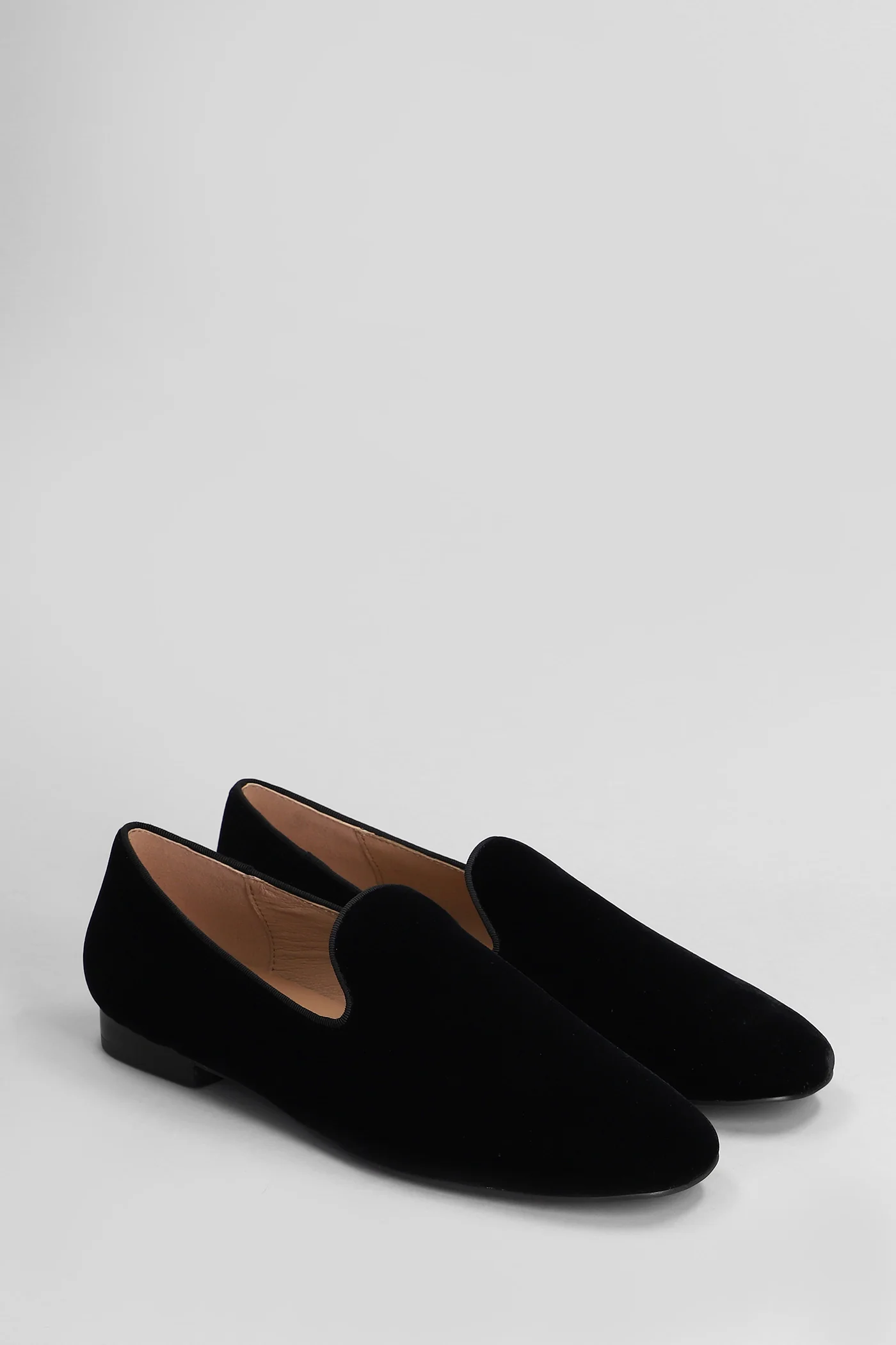 Davis Slipper Loafers in black velvet - Image 2