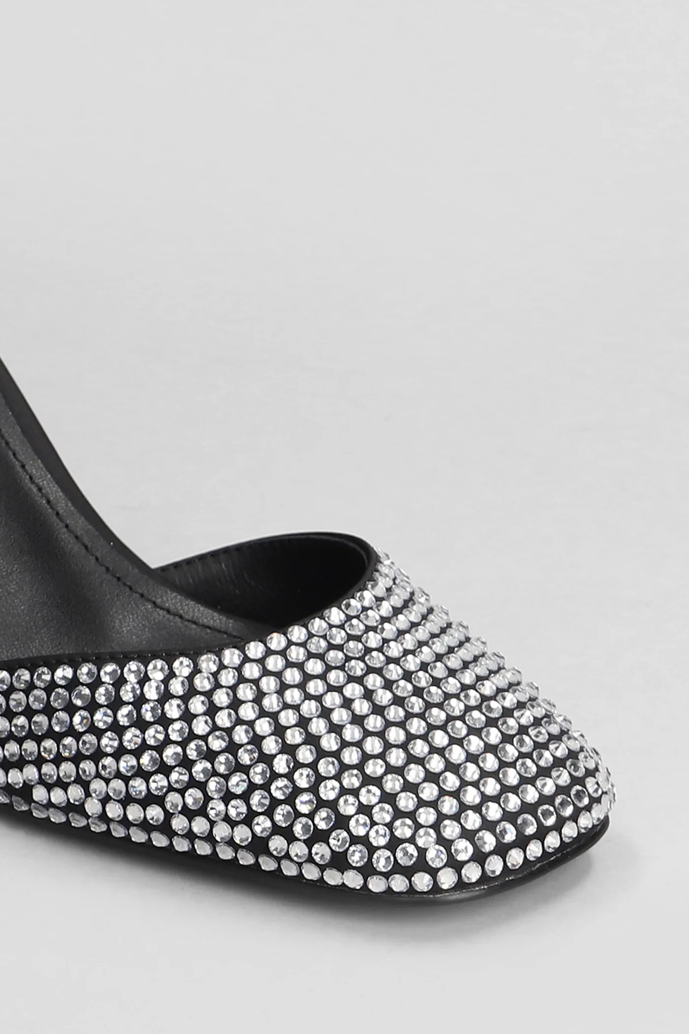 Emily Pump 80 Sandals in black leather - Image 5