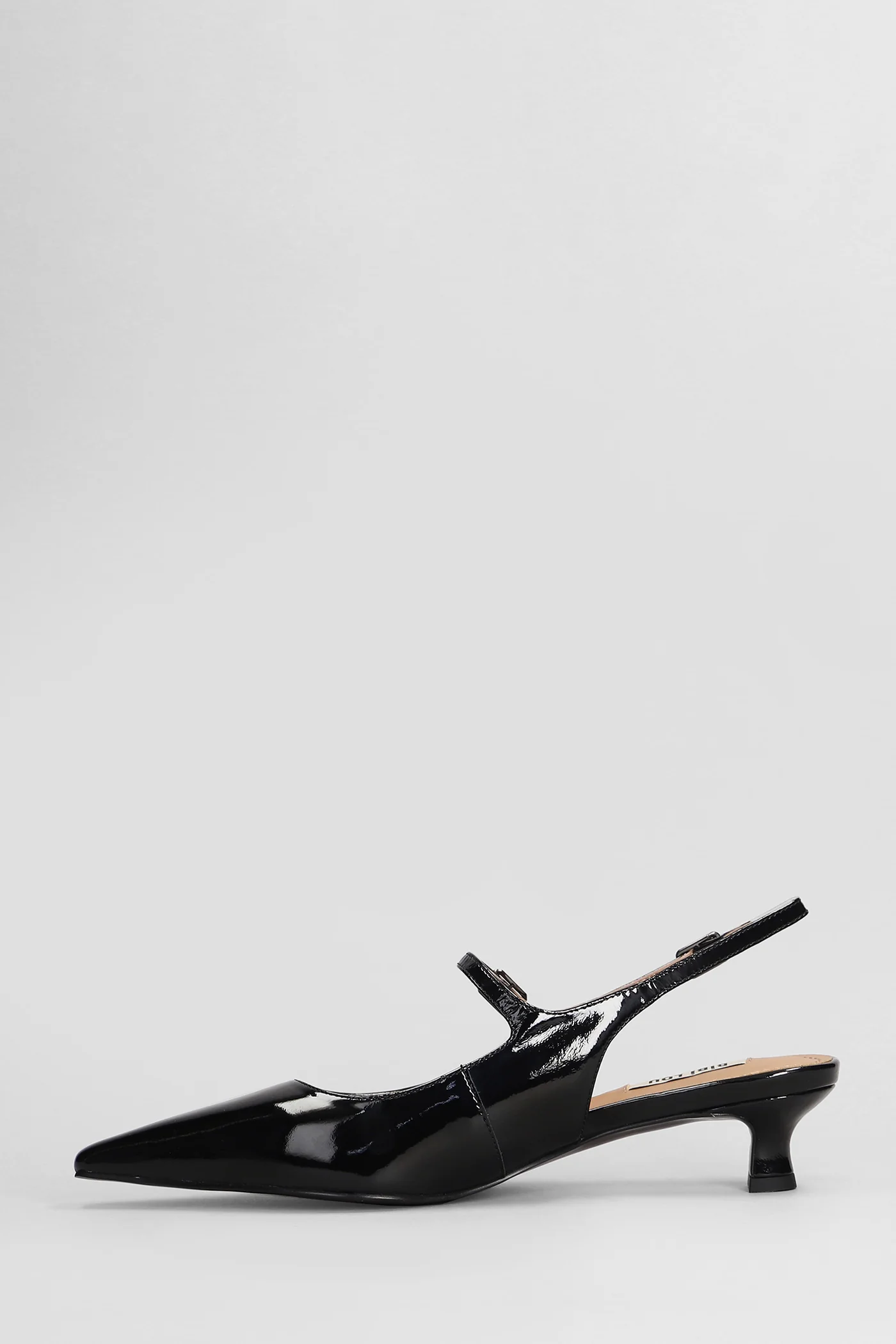 Gala Slingback 35 Pumps in black leather - Image 3