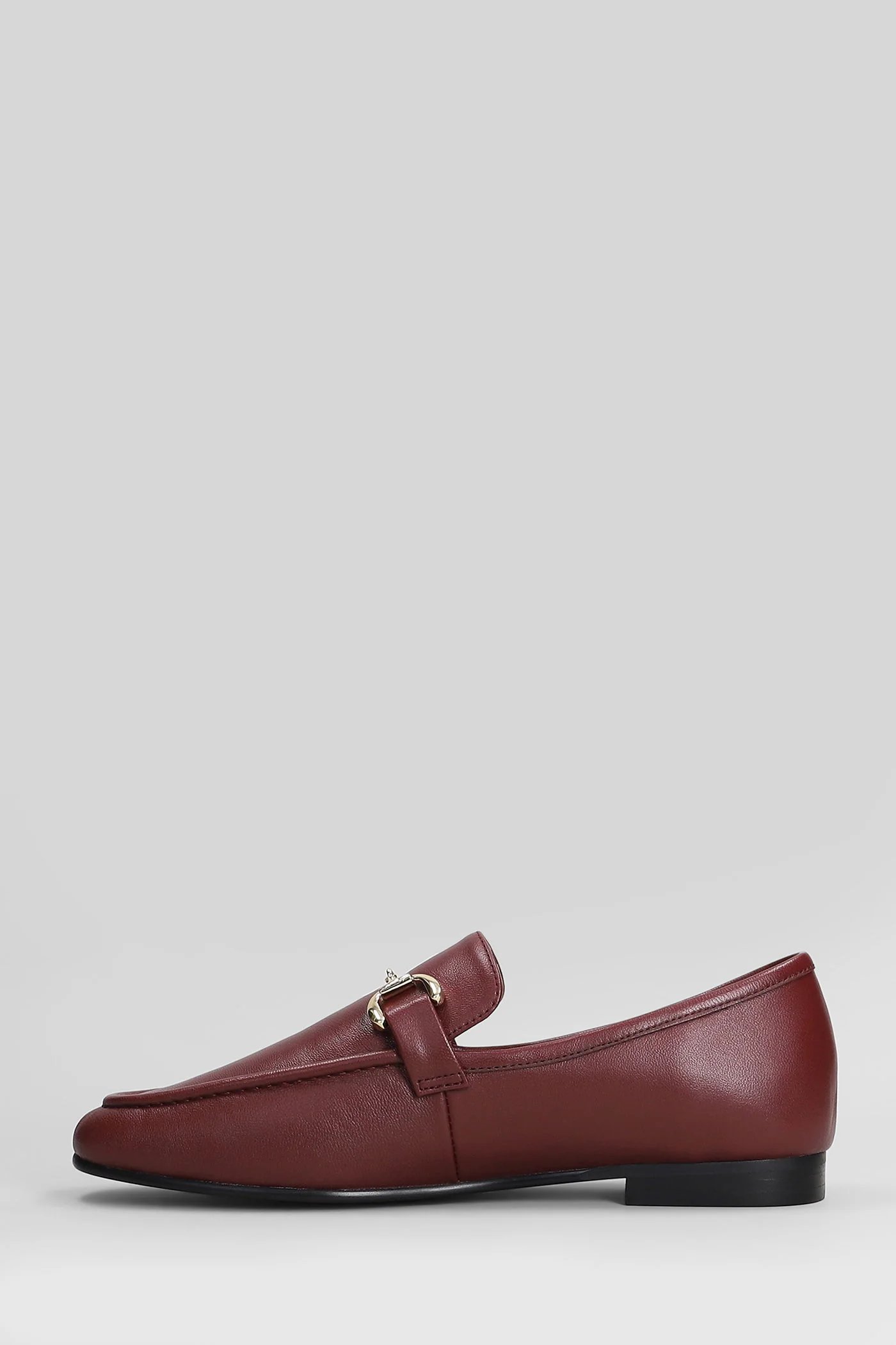Loafers in bordeaux leather - Image 3