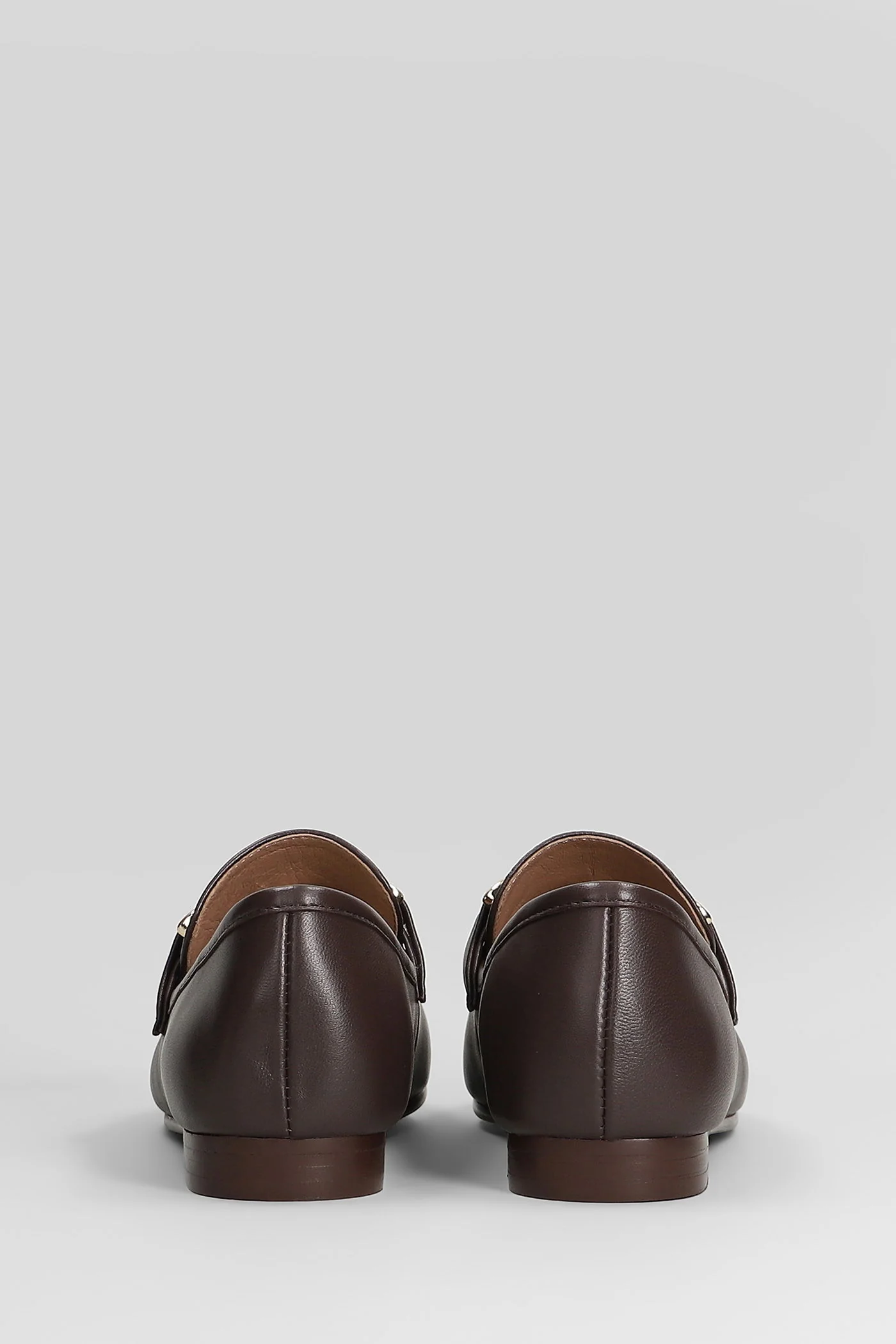 Loafers in brown leather - Image 4