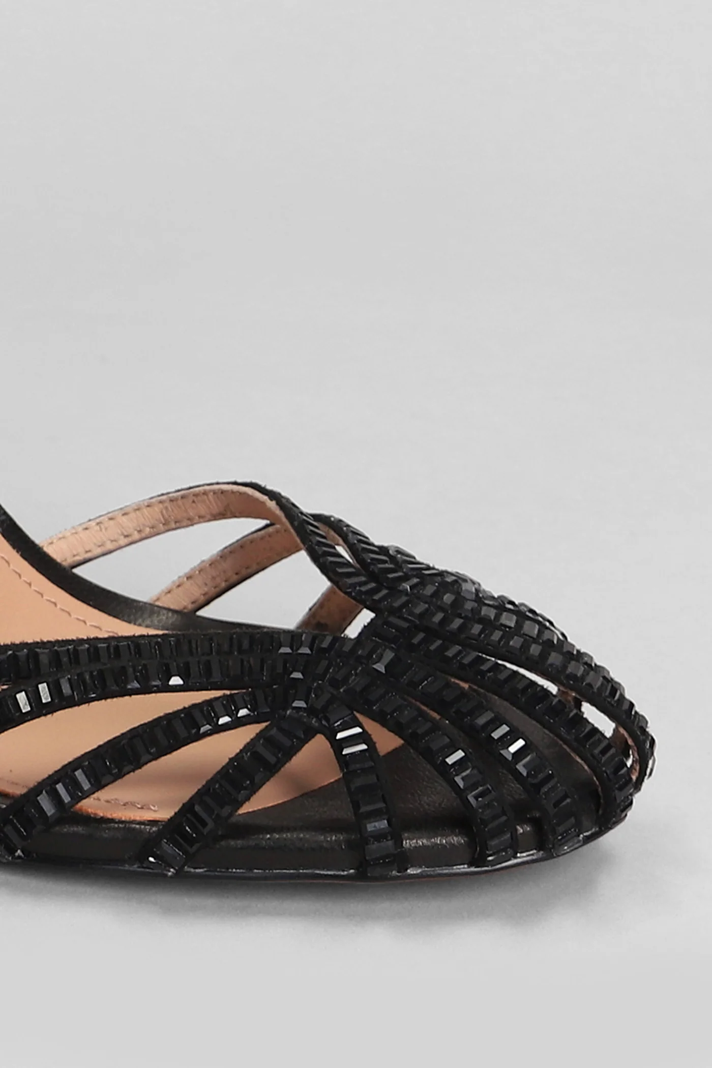 Sernik Sandals in black leather - Image 5