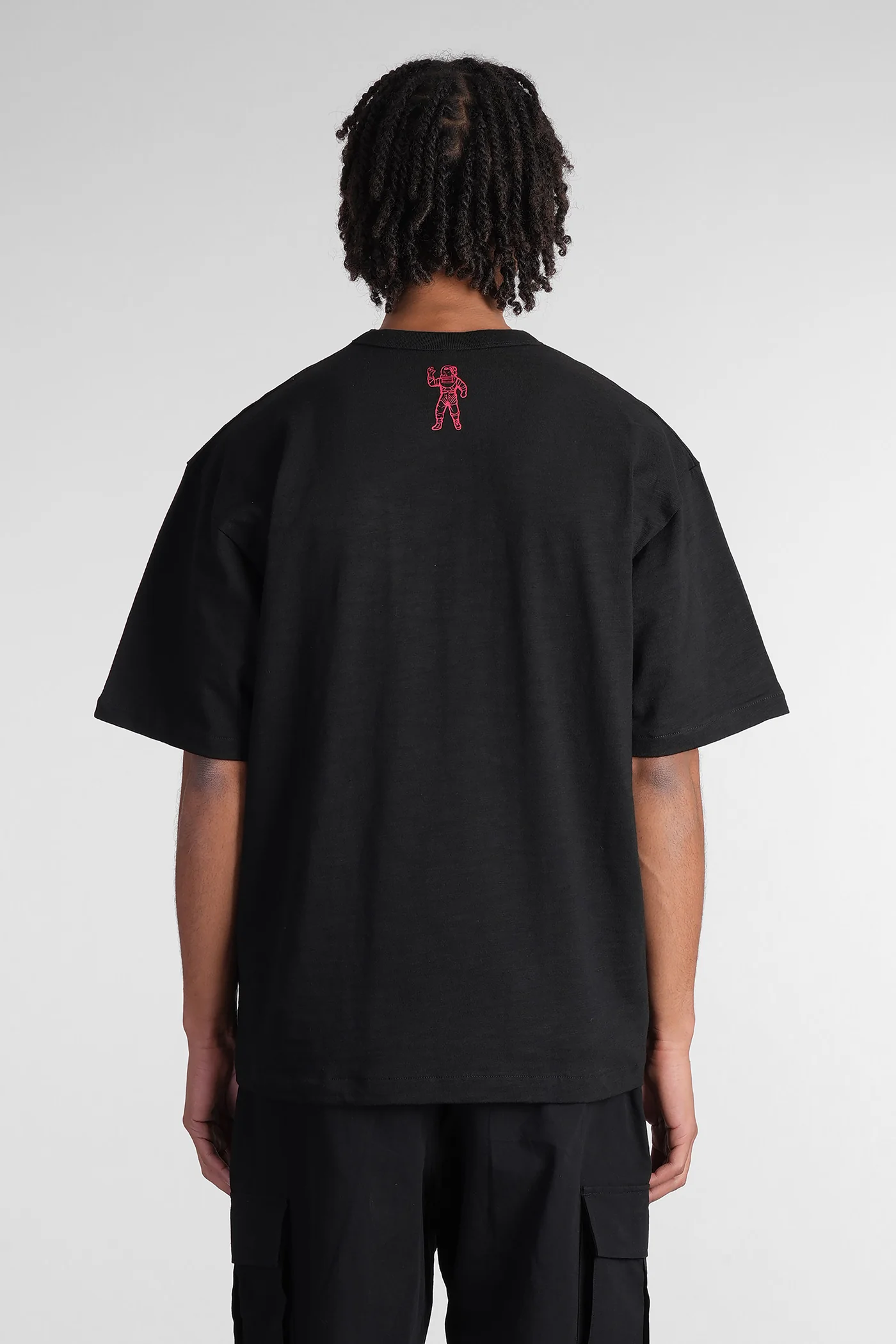 T-Shirt in black cotton - Image 3