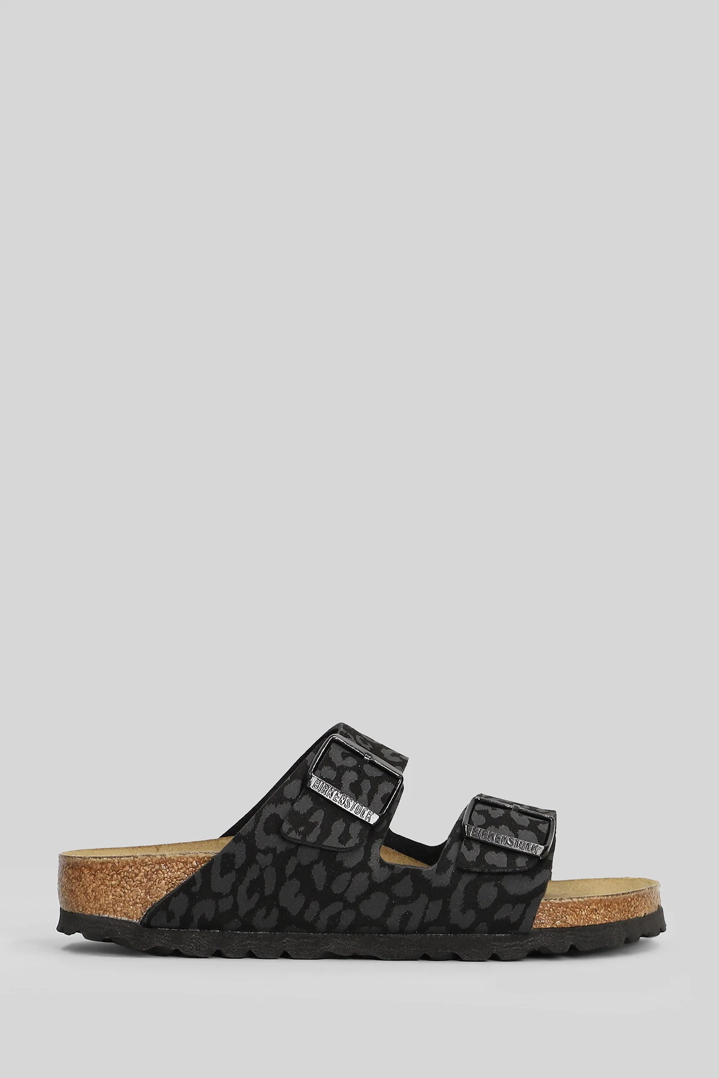 Arizona Leo Flat sandal-slipper in black Synthetic