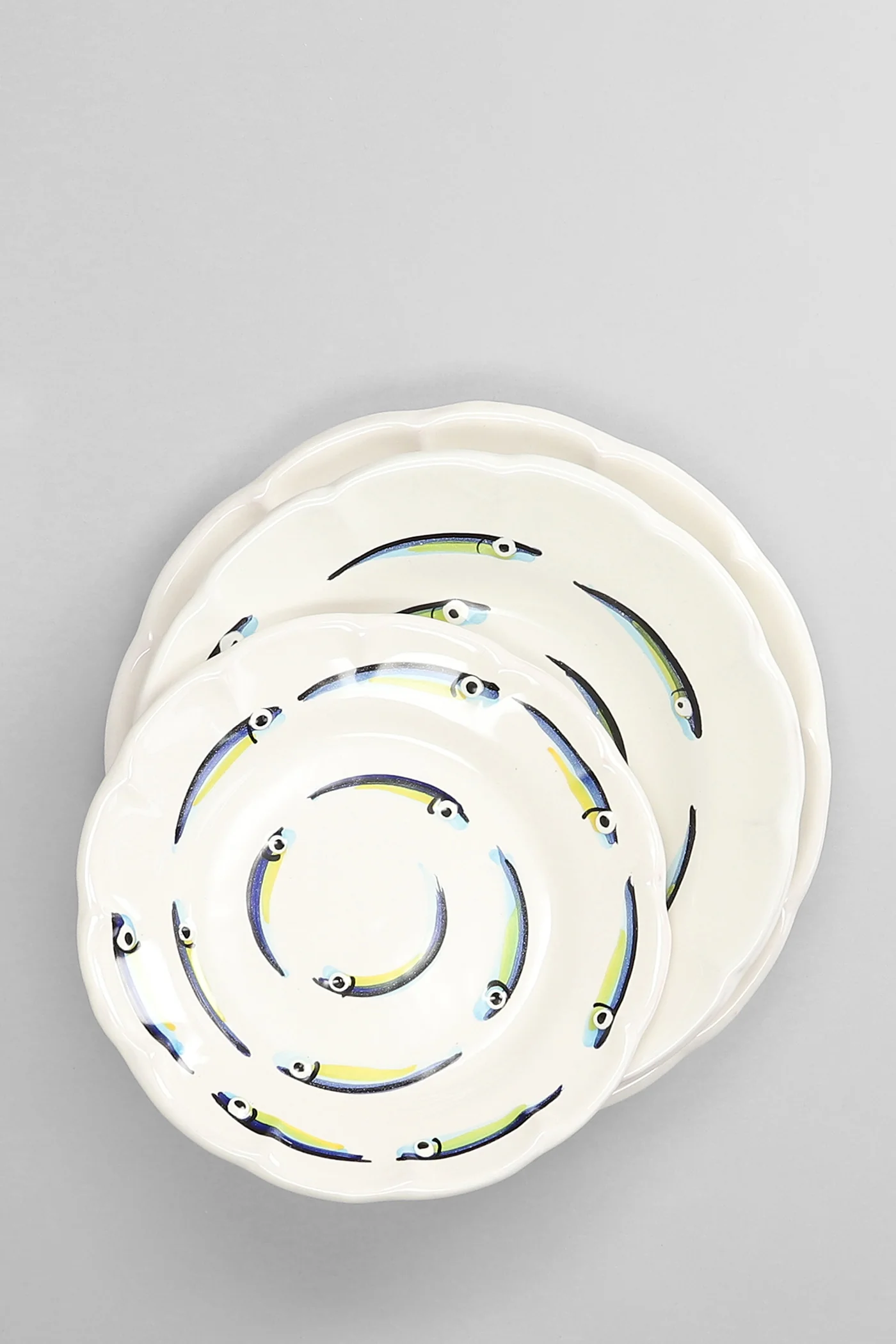 Alice White Collection Set 3 Alici  in white ceramic - Image 4