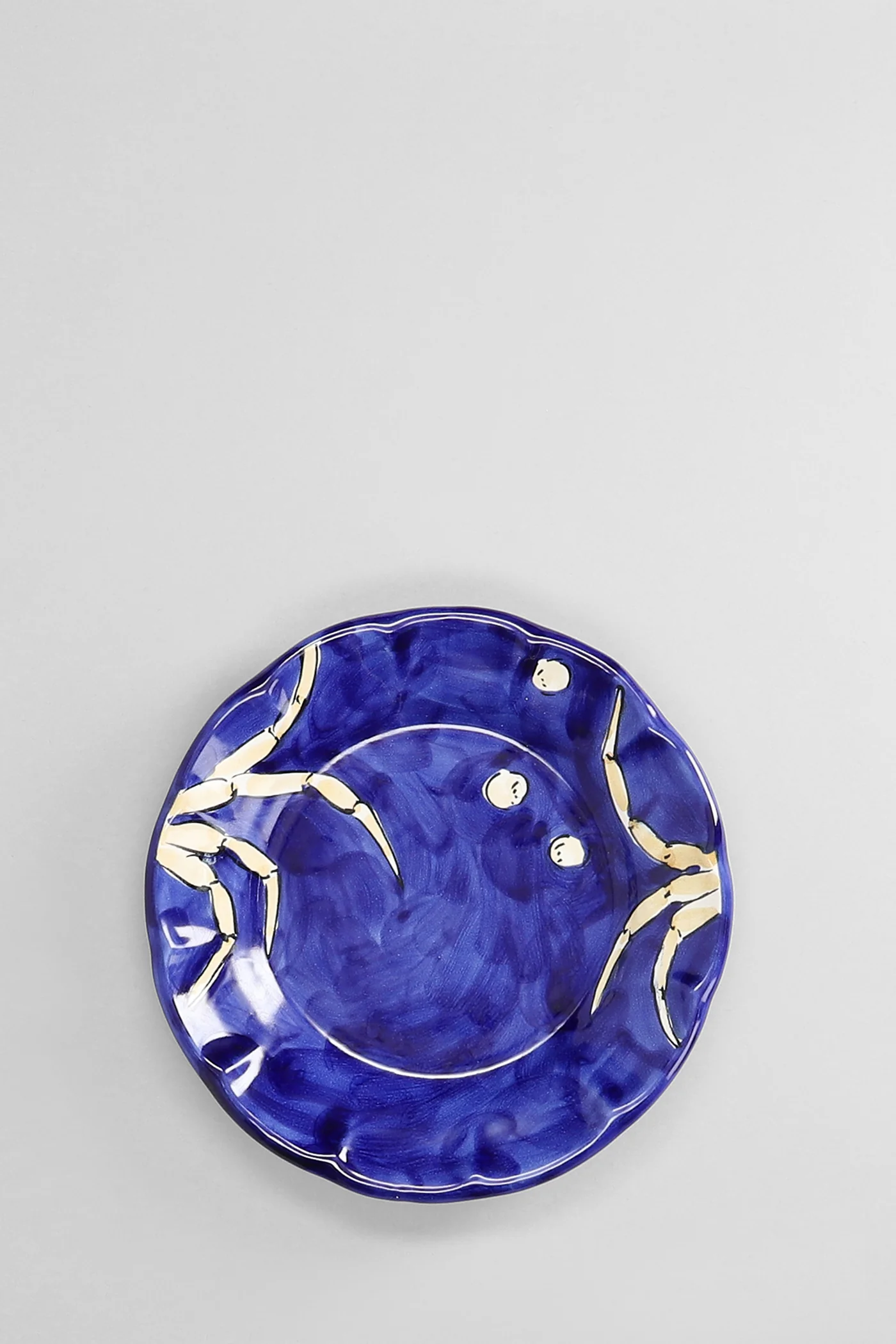 Sea Collection Set 3 Granchio  in blue ceramic - Image 3