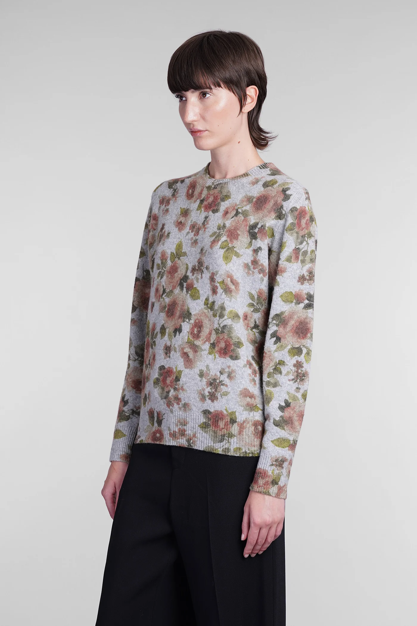 Knitwear in grey wool - Image 4