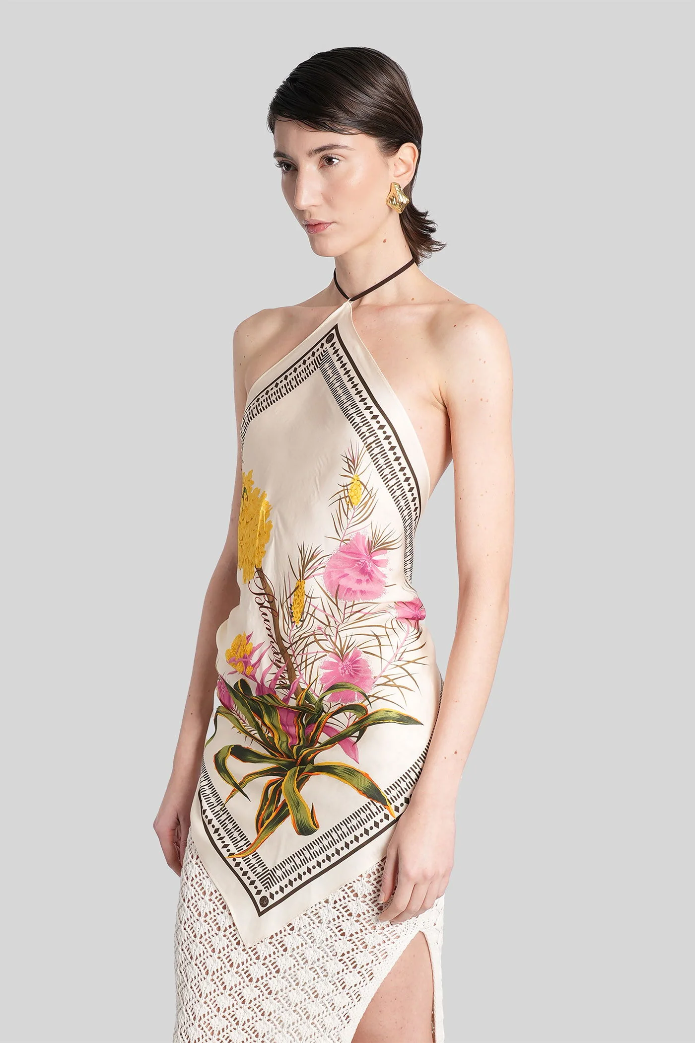 Topwear in beige viscose - Image 4