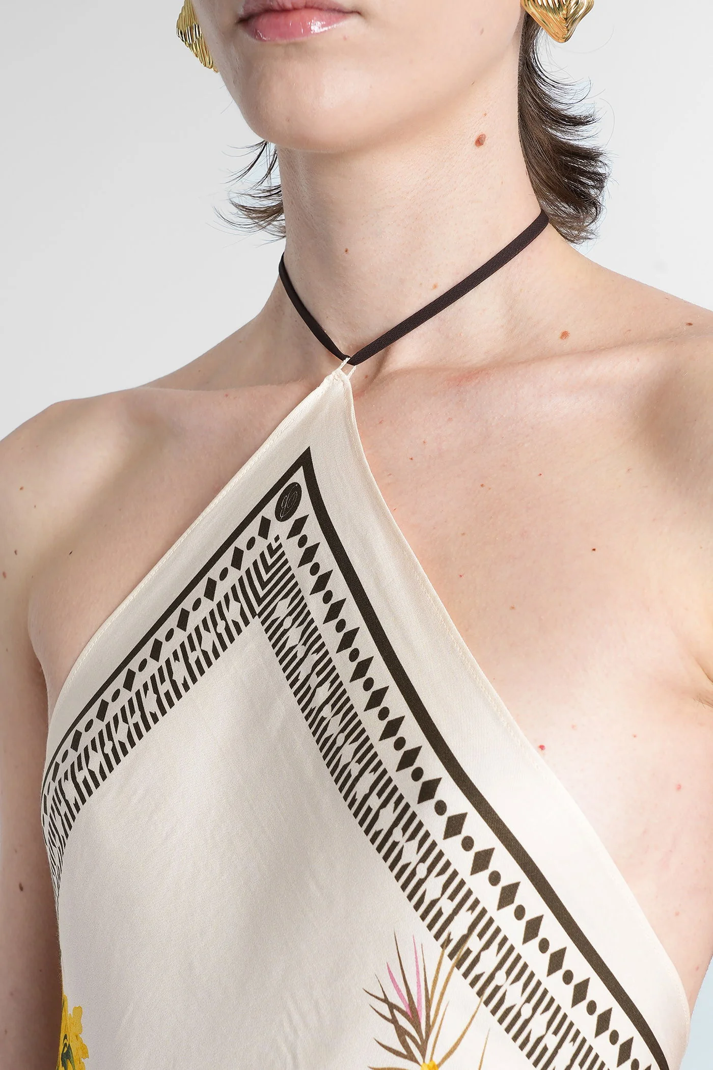 Topwear in beige viscose - Image 5