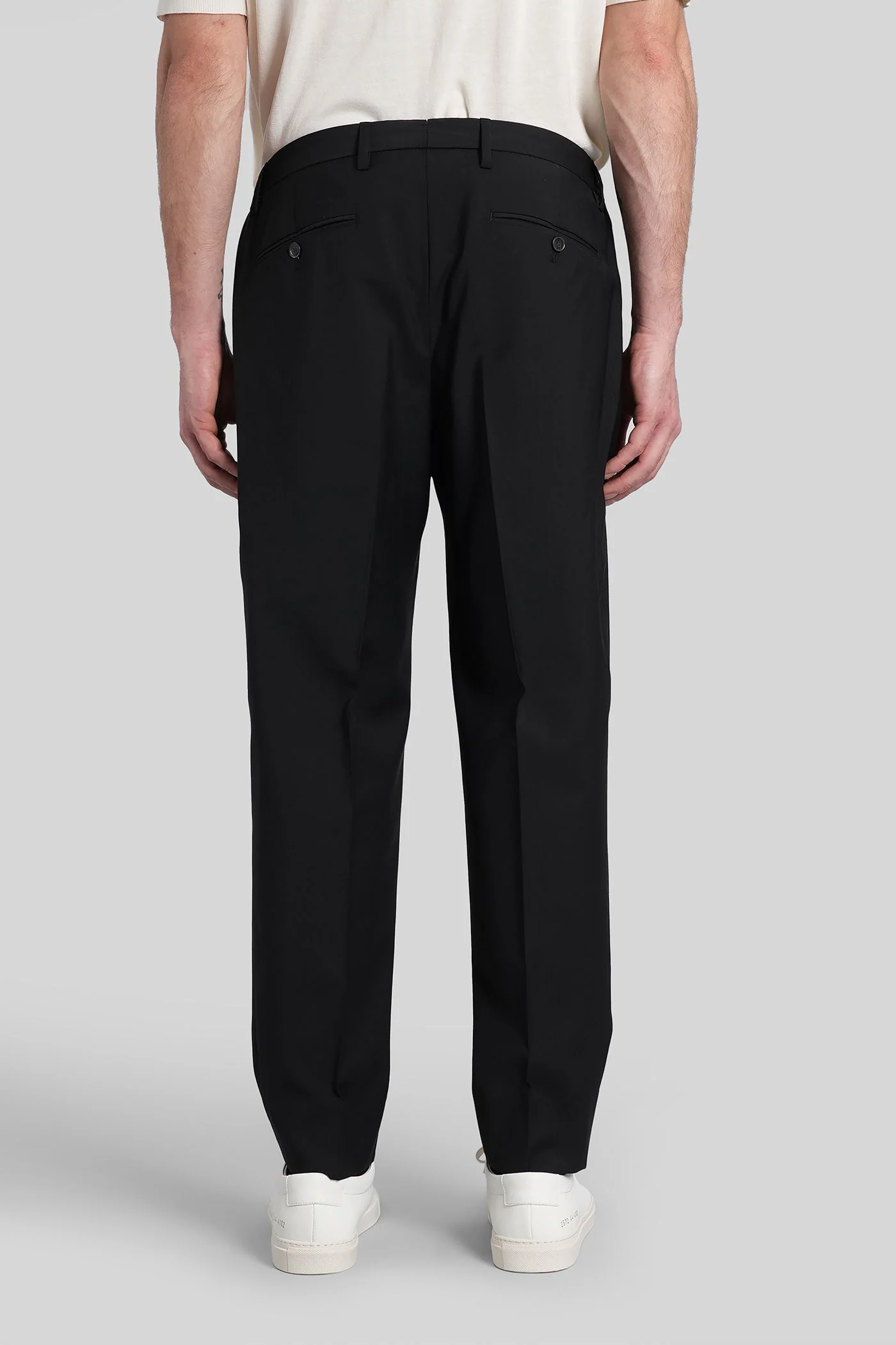 Marguttas Pants in black cotton - Image 3
