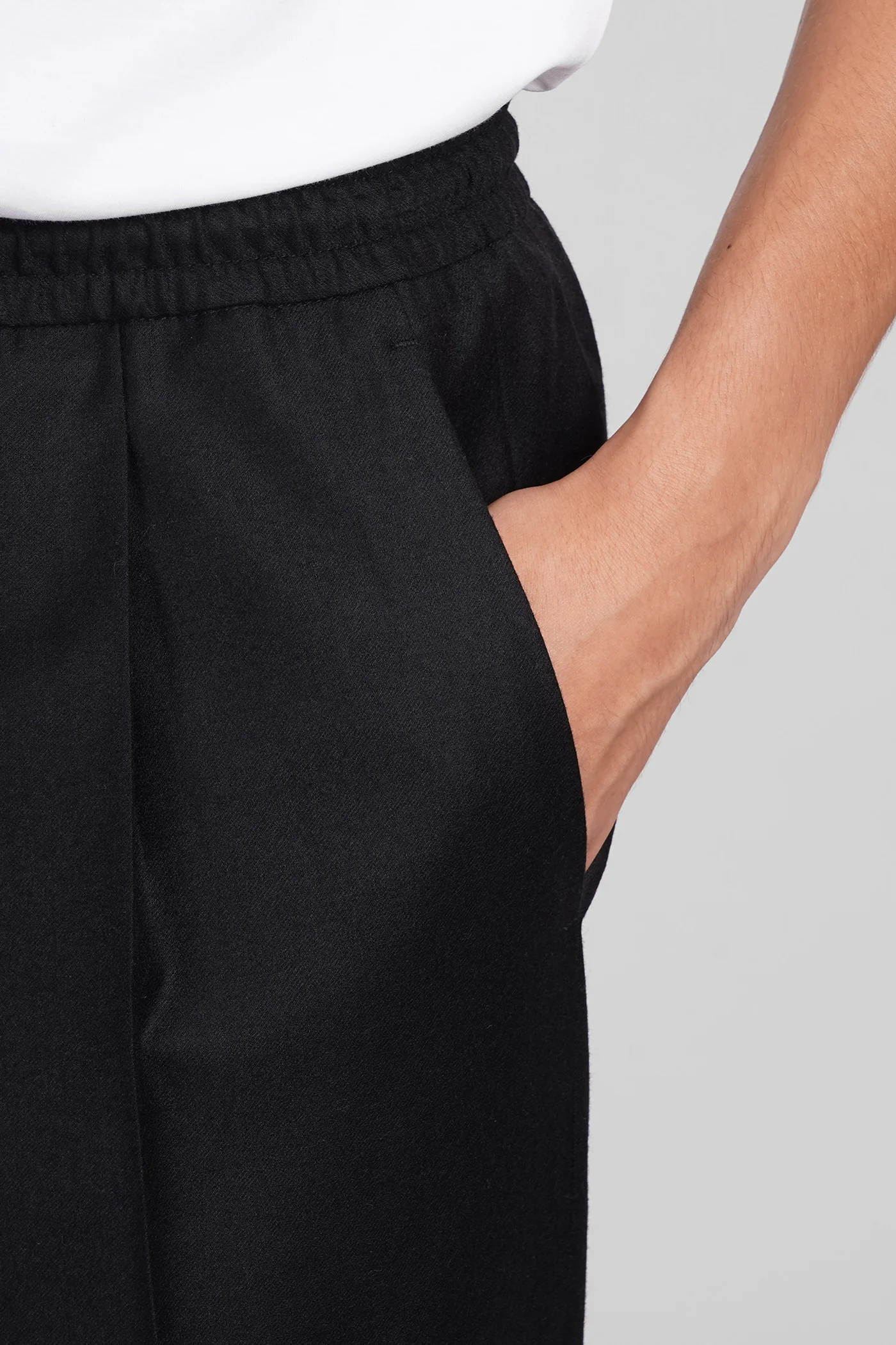 Wimbledons Pants in black wool - Image 5