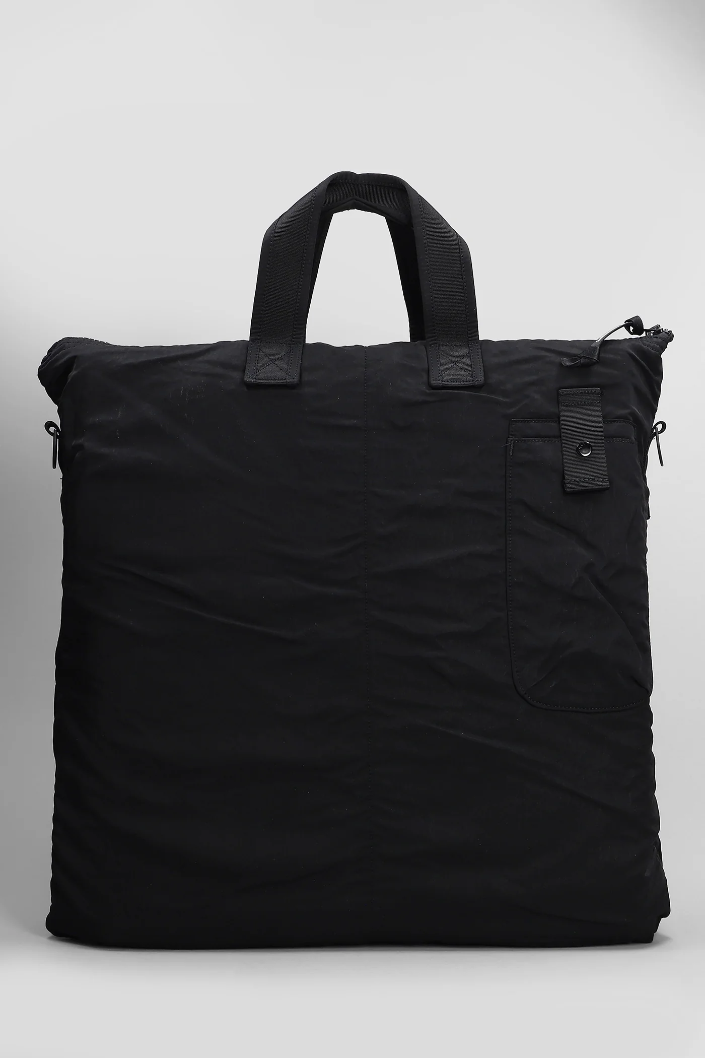 Tote in black polyamide - Image 3