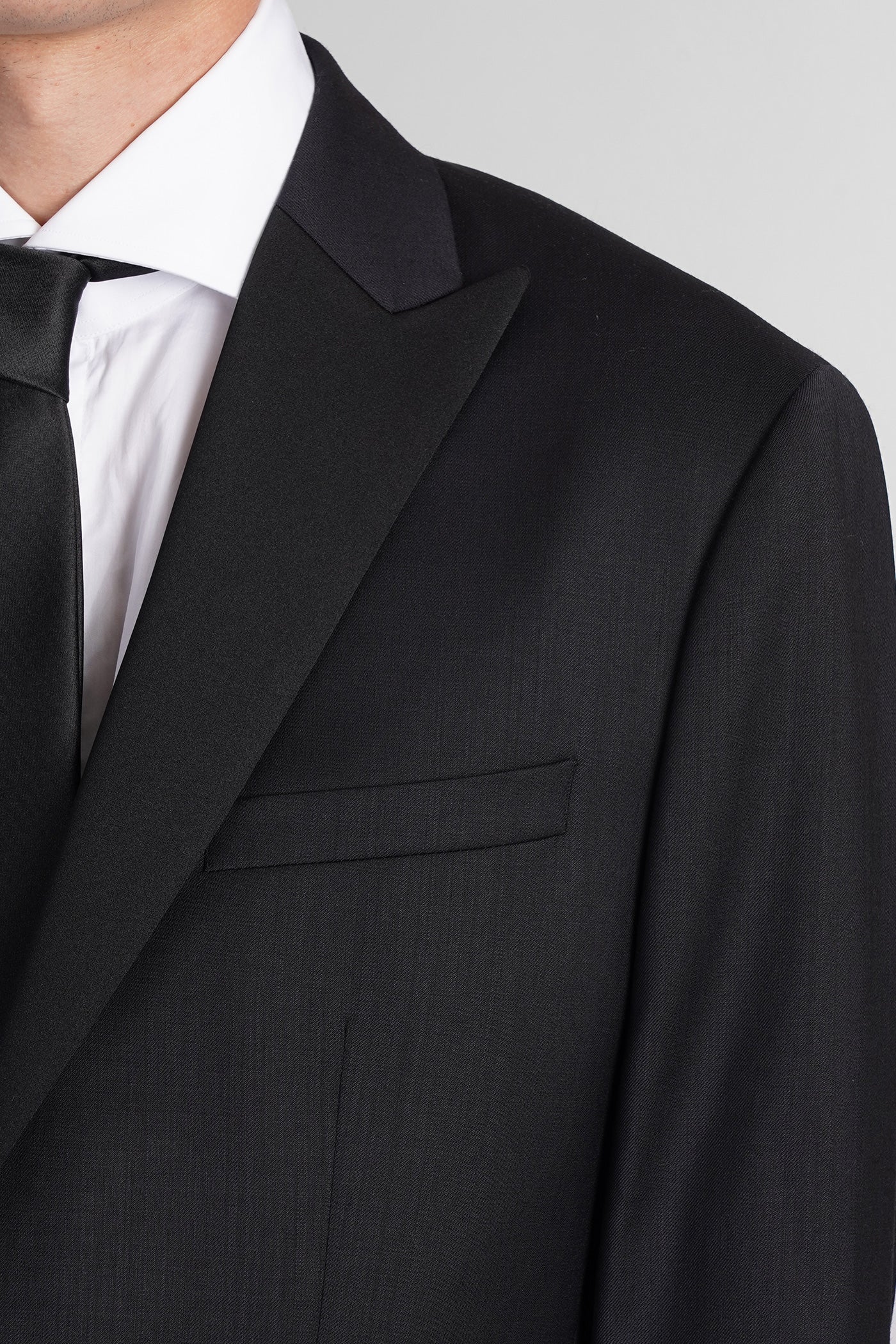 Blazer in black polyester - Image 5