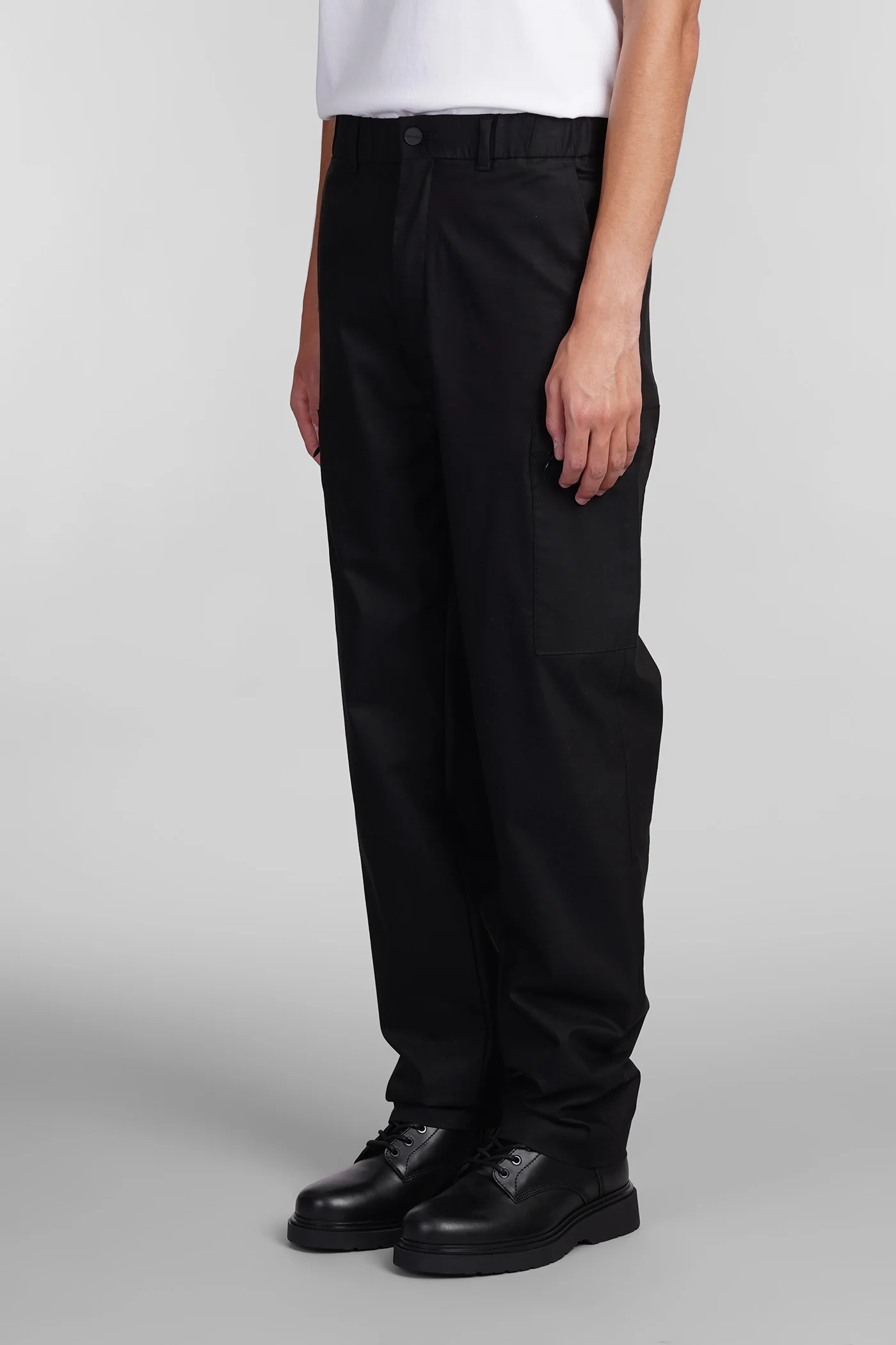 Pants in black cotton - Image 4