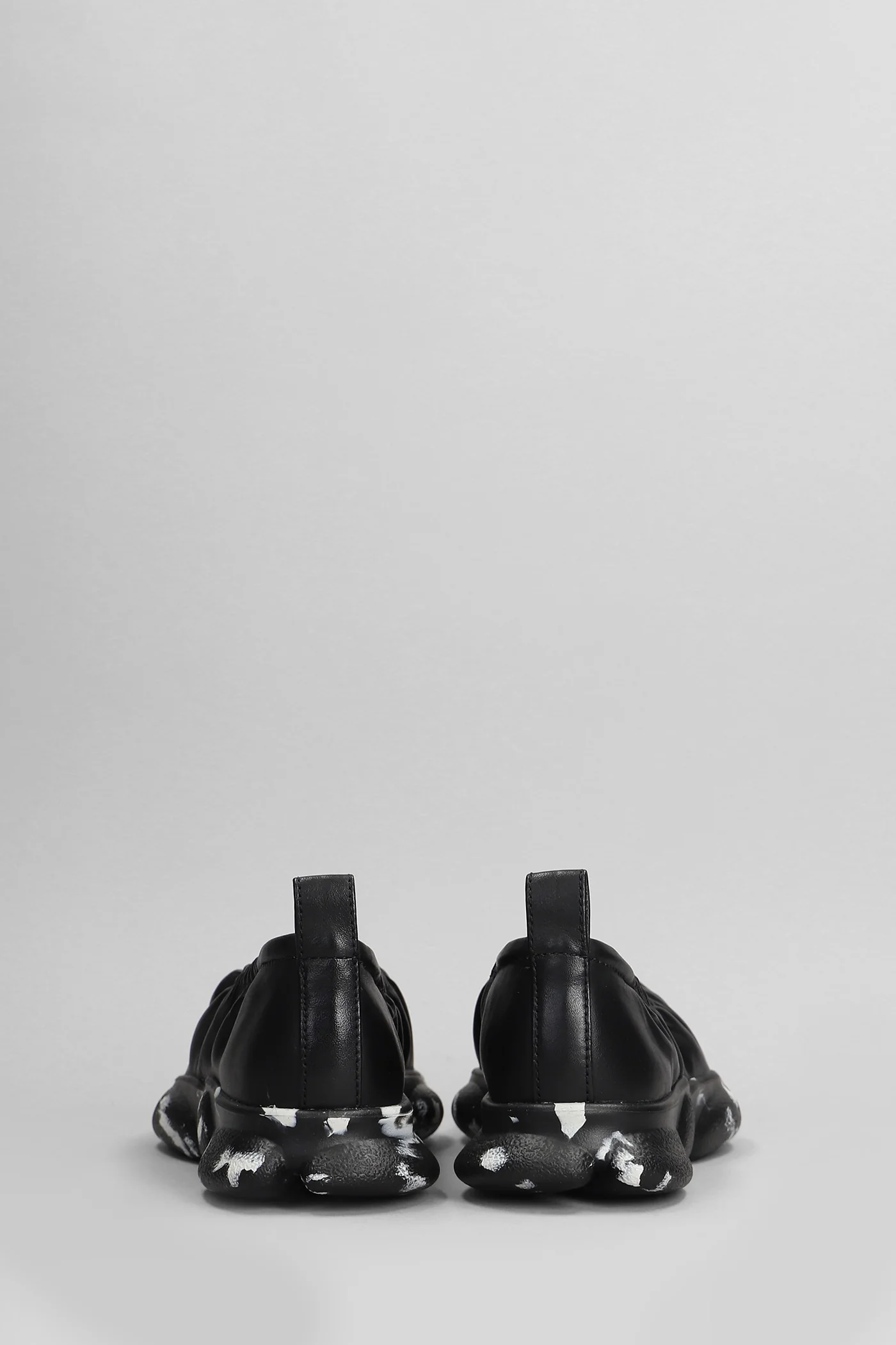 Karst Sneakers in black leather - Image 4