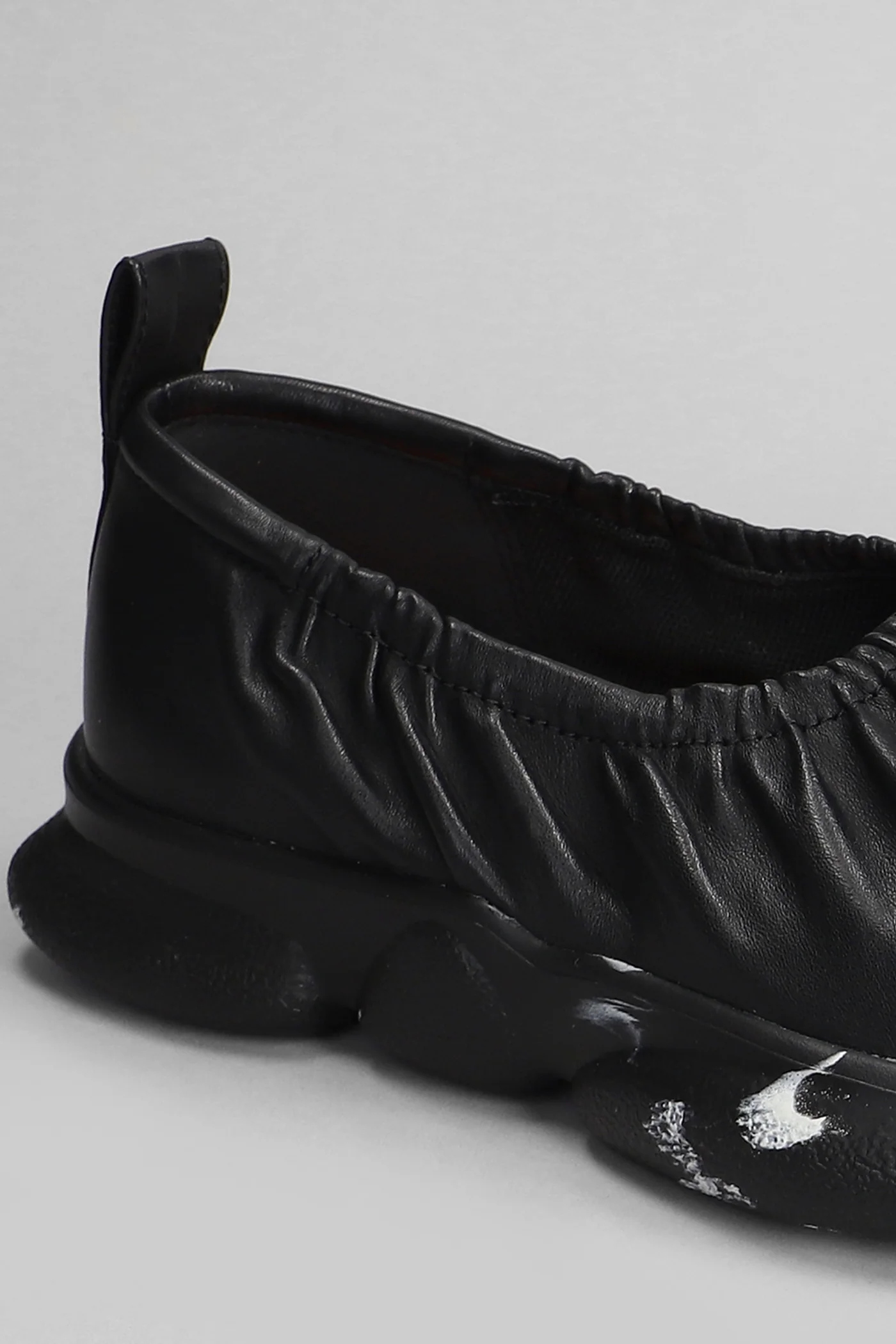 Karst Sneakers in black leather - Image 5