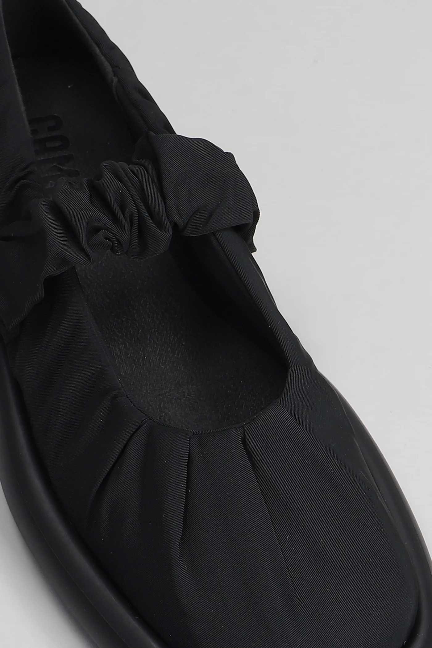 Onda Ballet flats in black nylon - Image 5