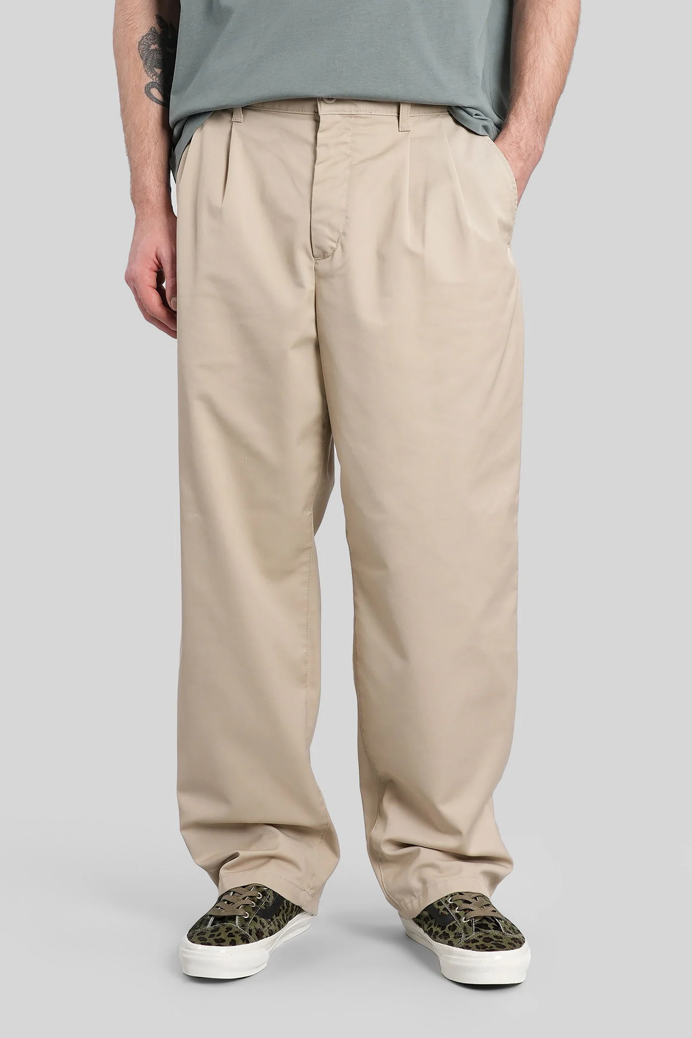 Evan pant Pants in beige polyester