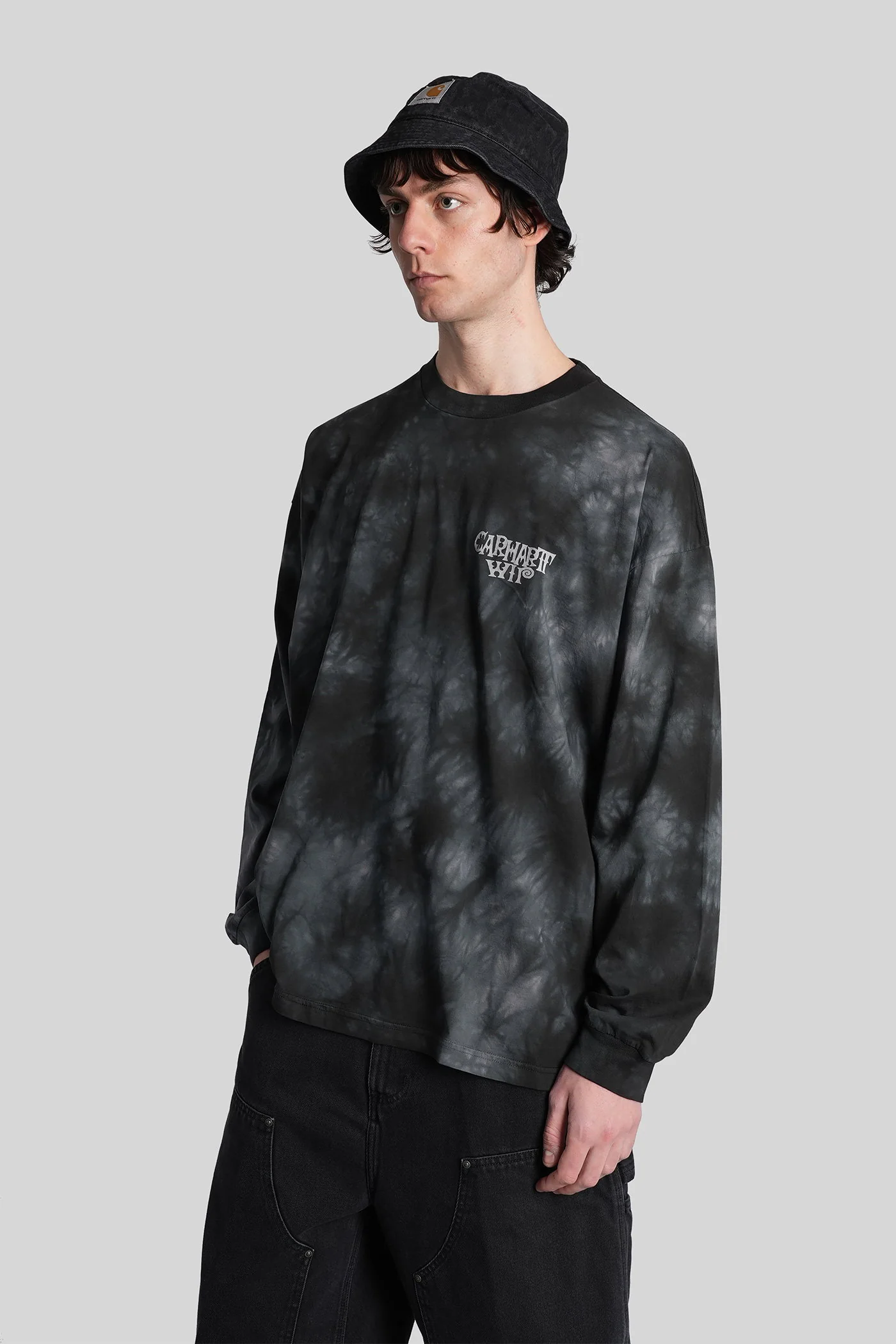 Ls tadiate t-shirt in black cotton - Image 9