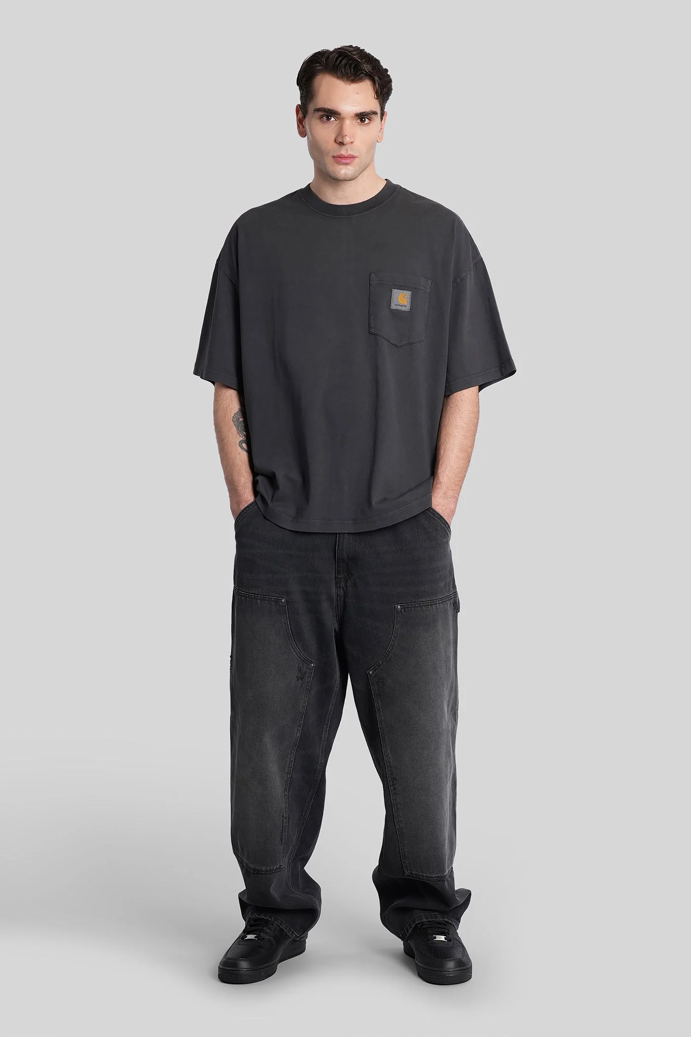 Og double knee pant Jeans in black denim - Image 2