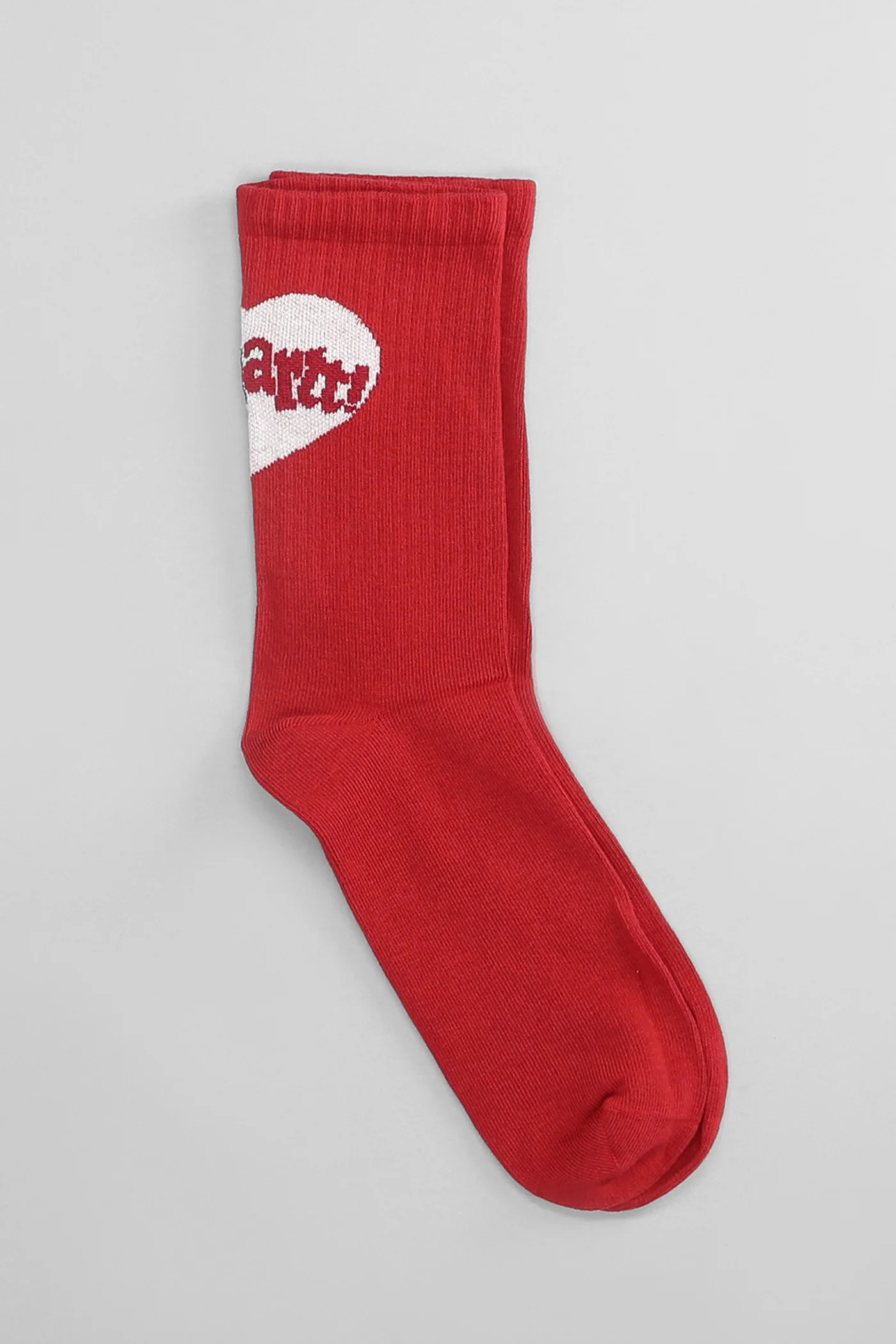 Socks in red cotton
