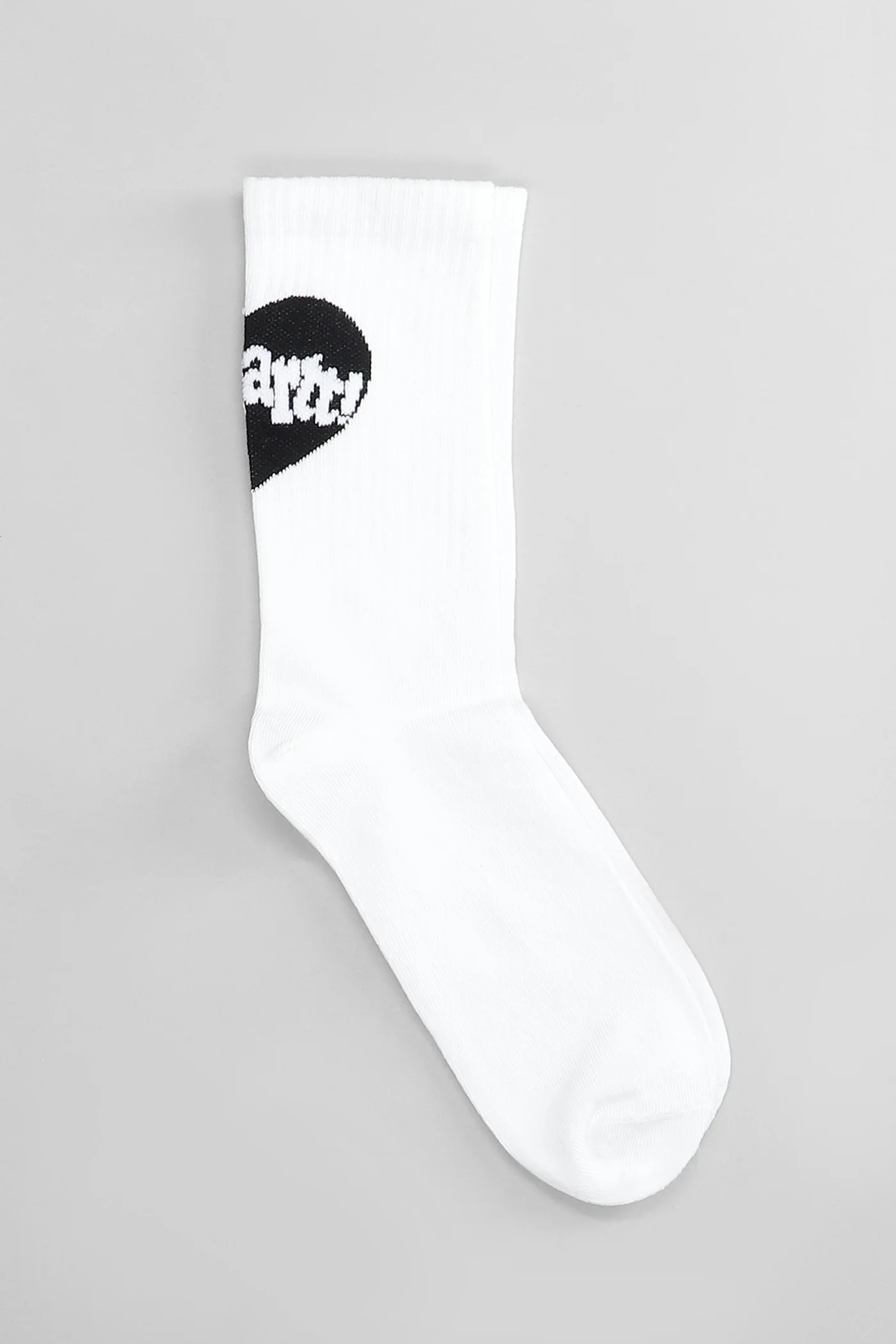 Socks in white cotton
