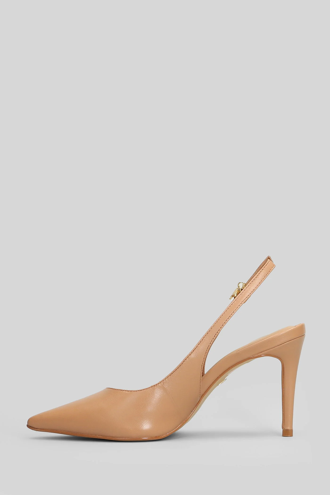 Pumps in Camel leather - Image 3