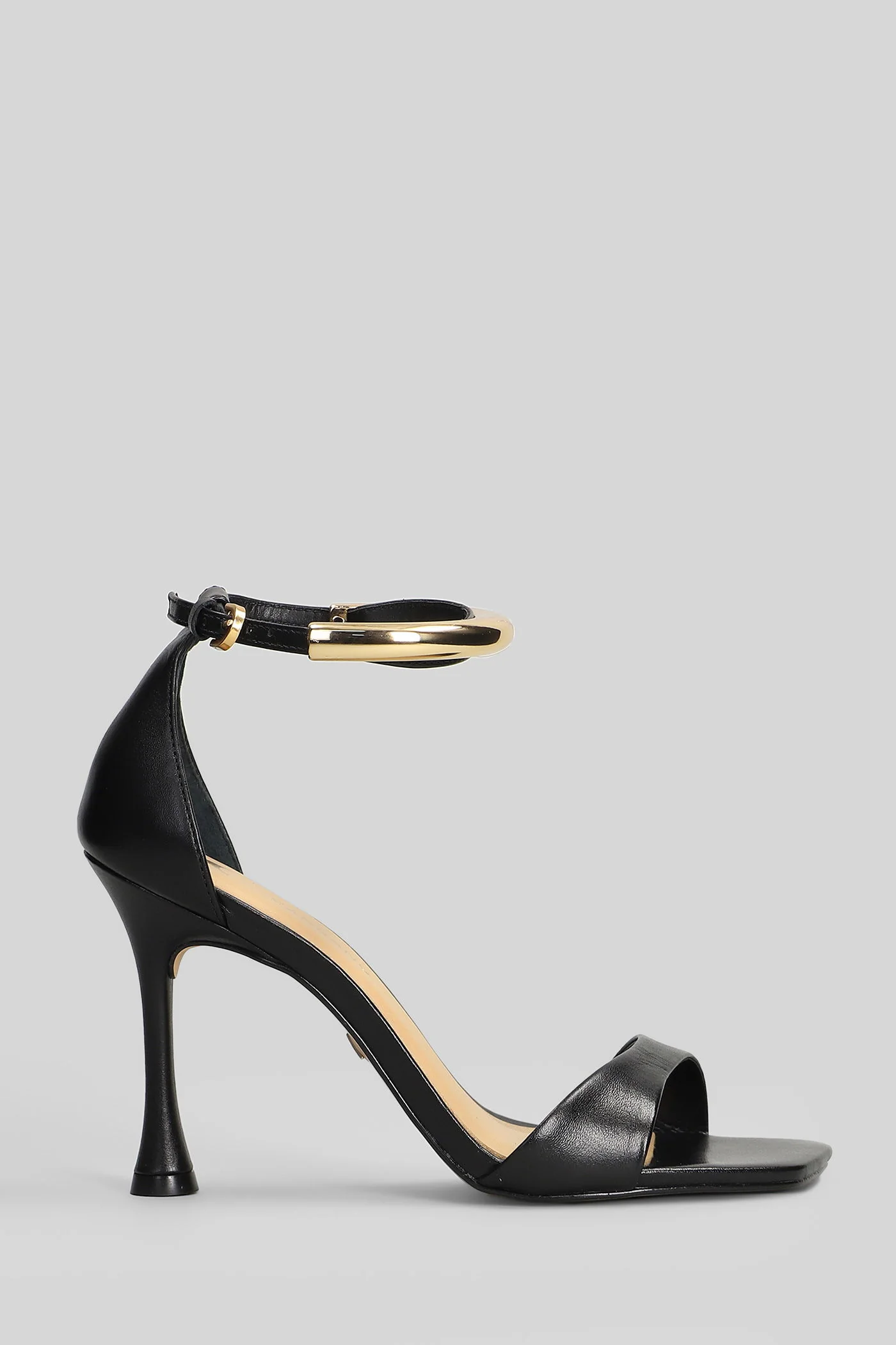 Sandals in black leather - Image 46