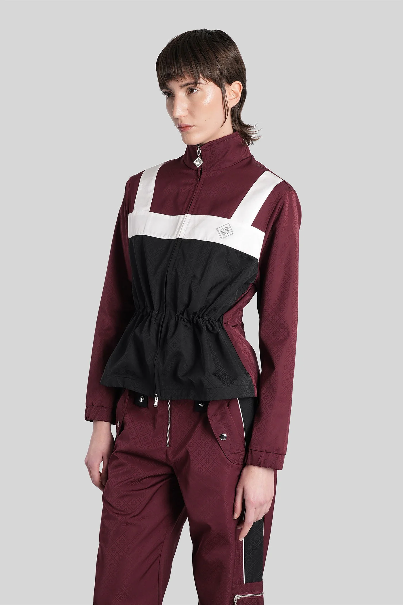 Casual jacket in black polyester - Image 4