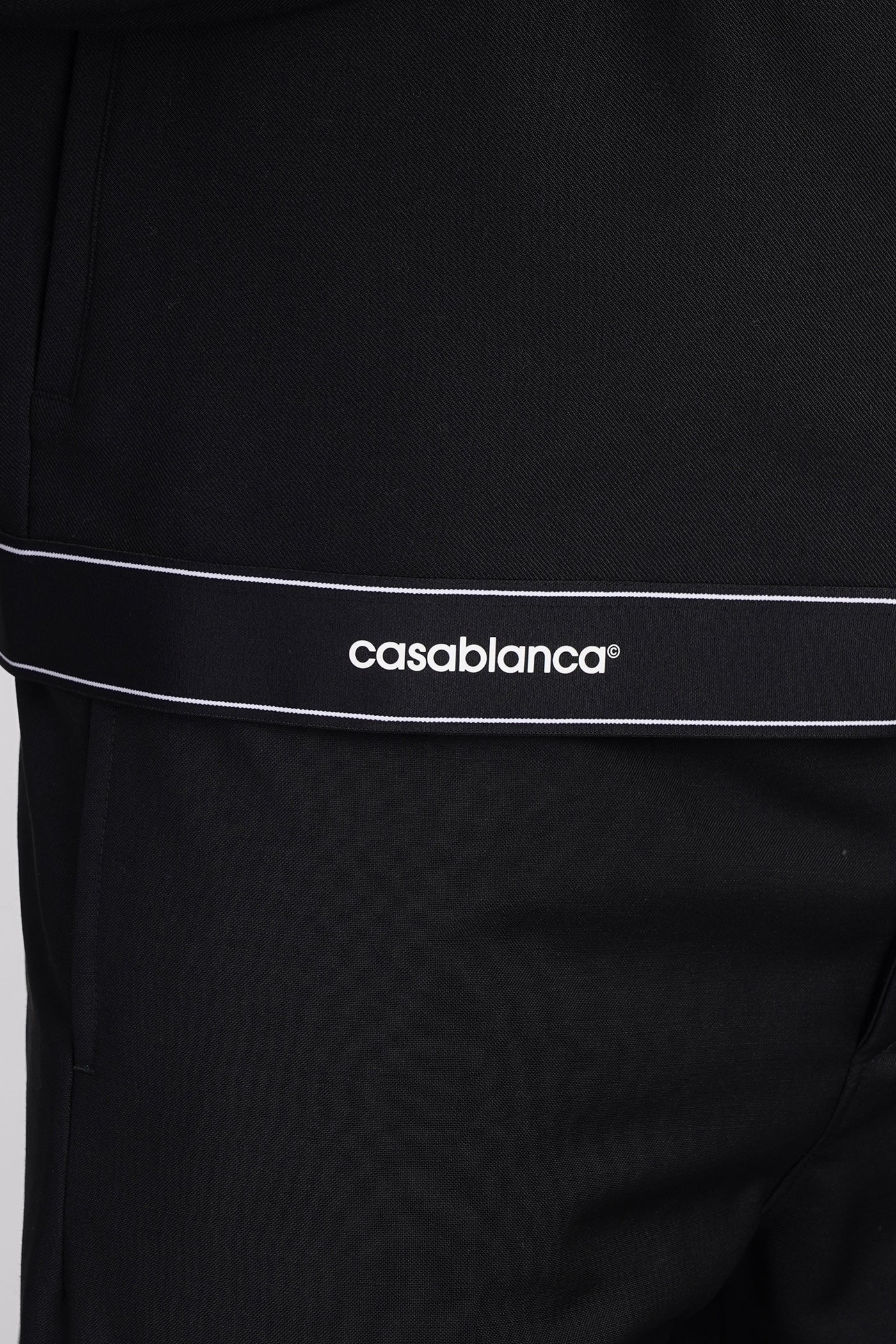Casual jacket in black polyester - Image 5