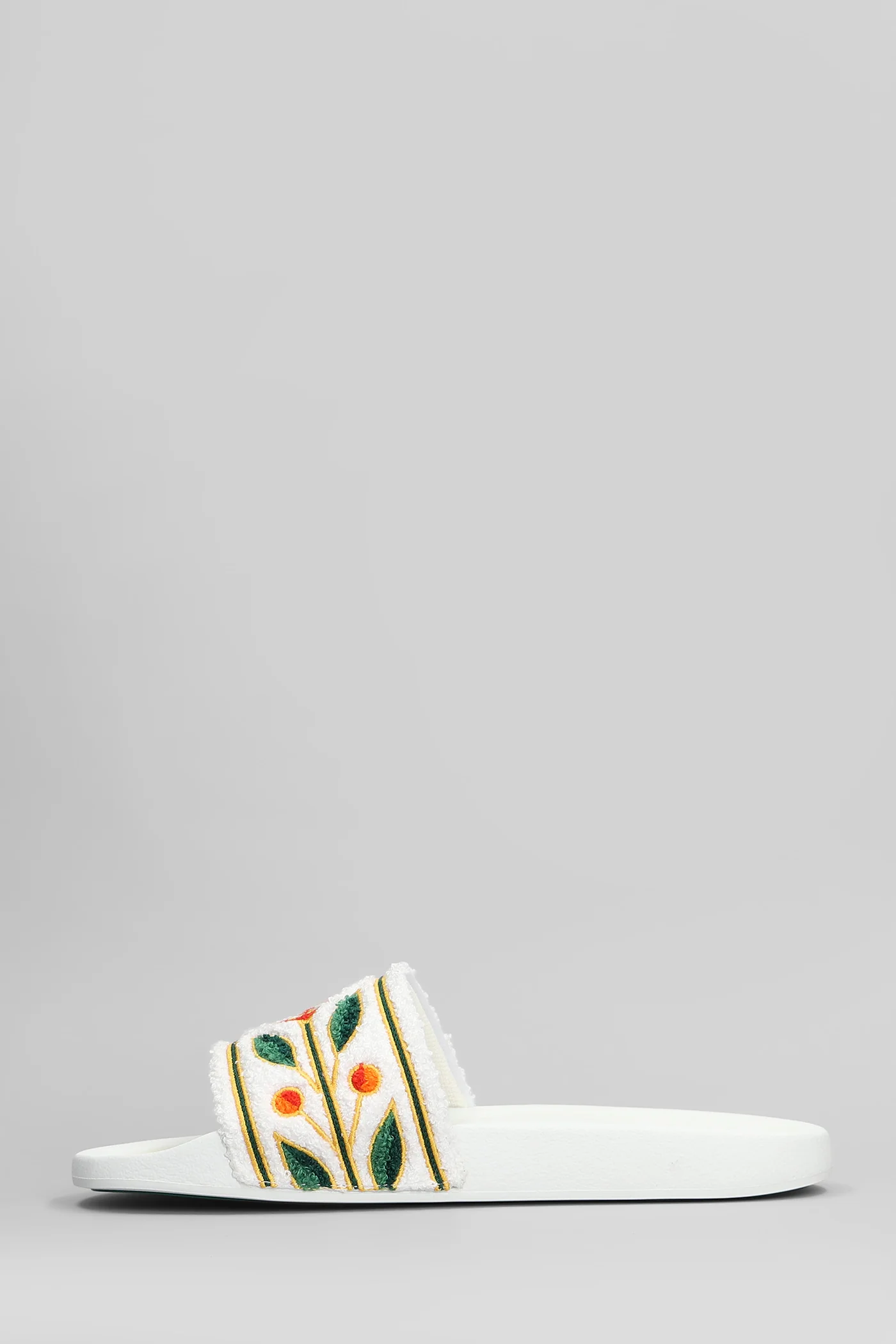 Flats in white polyester - Image 3